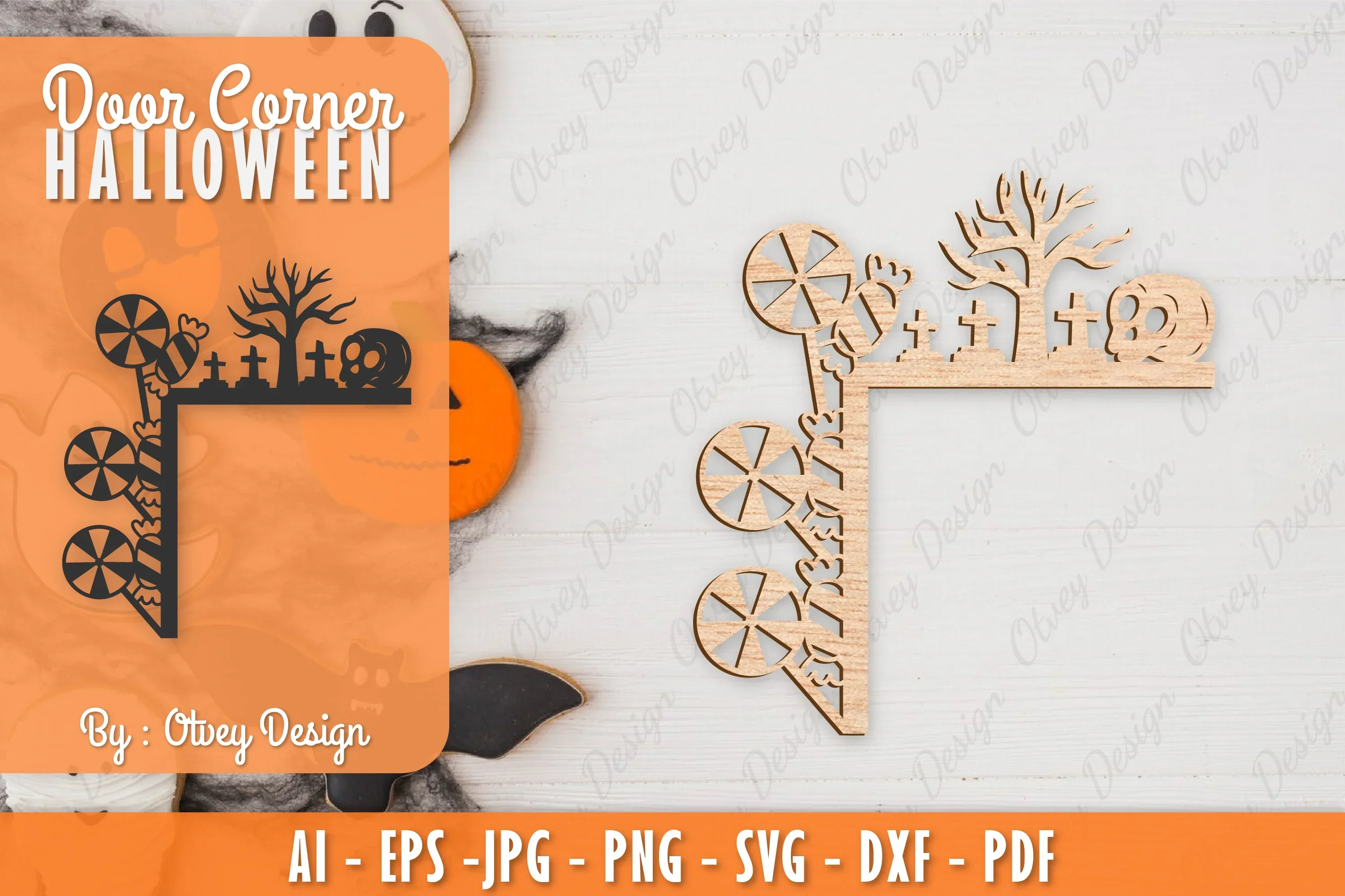 Corner Door Halloween SVG Bundle