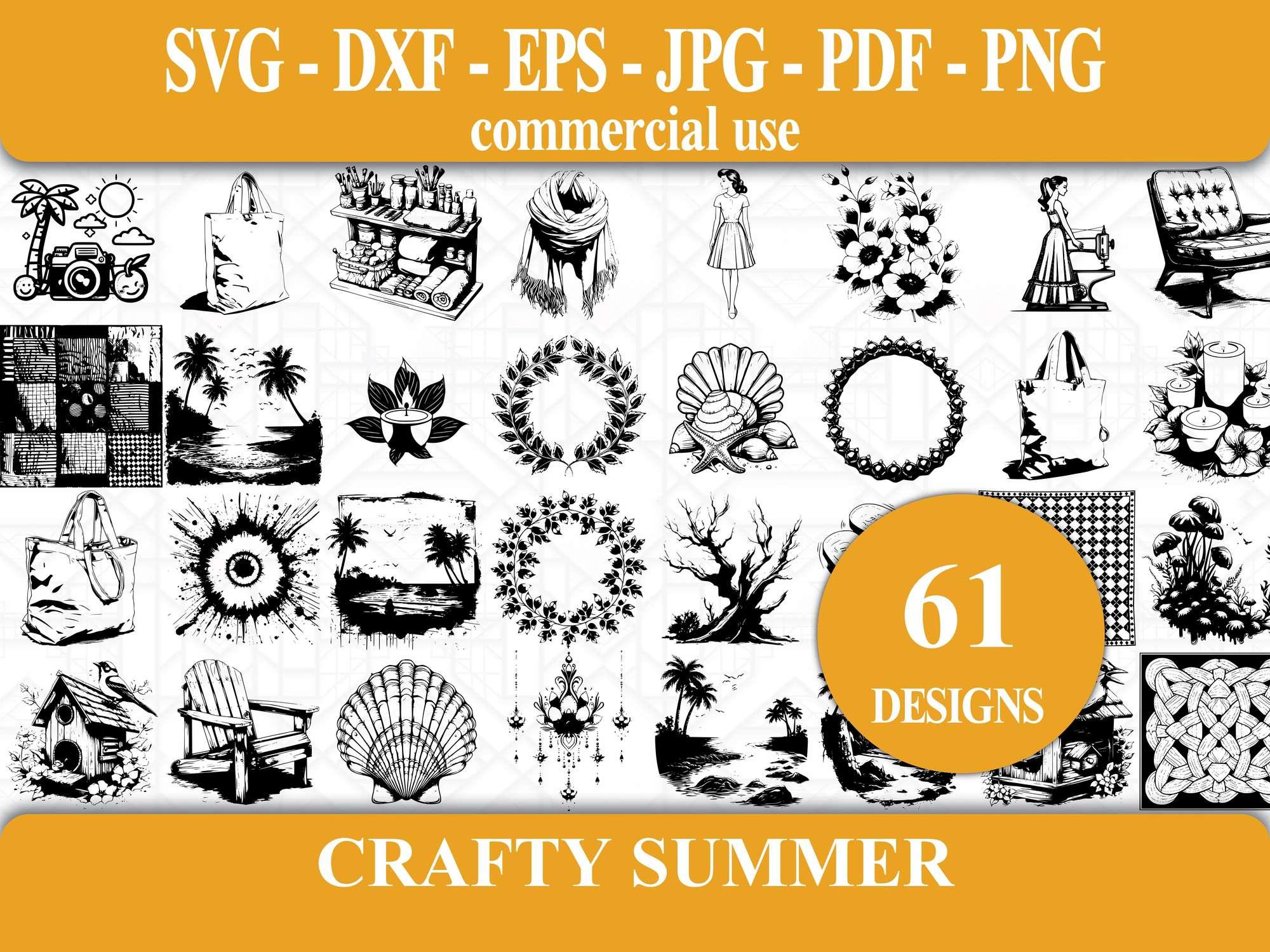 Crafty Summer SVG Bundle