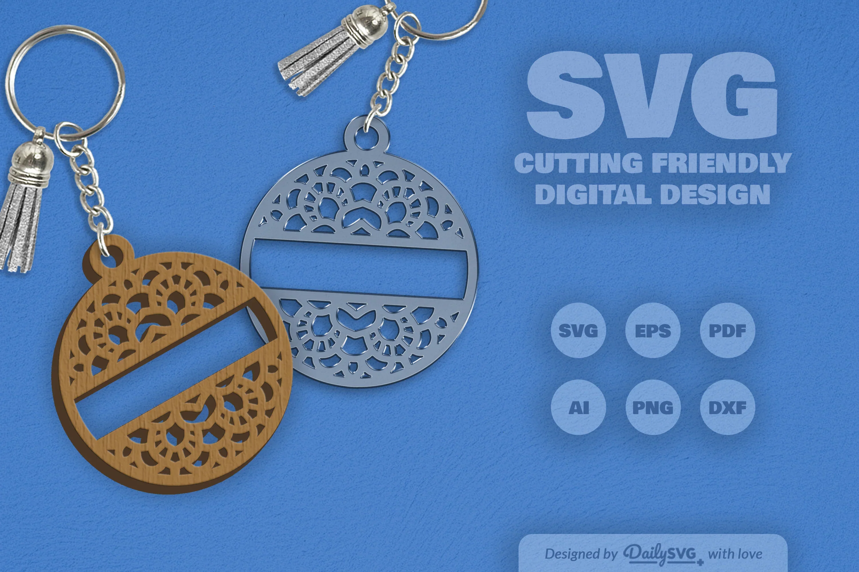 Custom Mandala Split SVG Bundle - Image 2