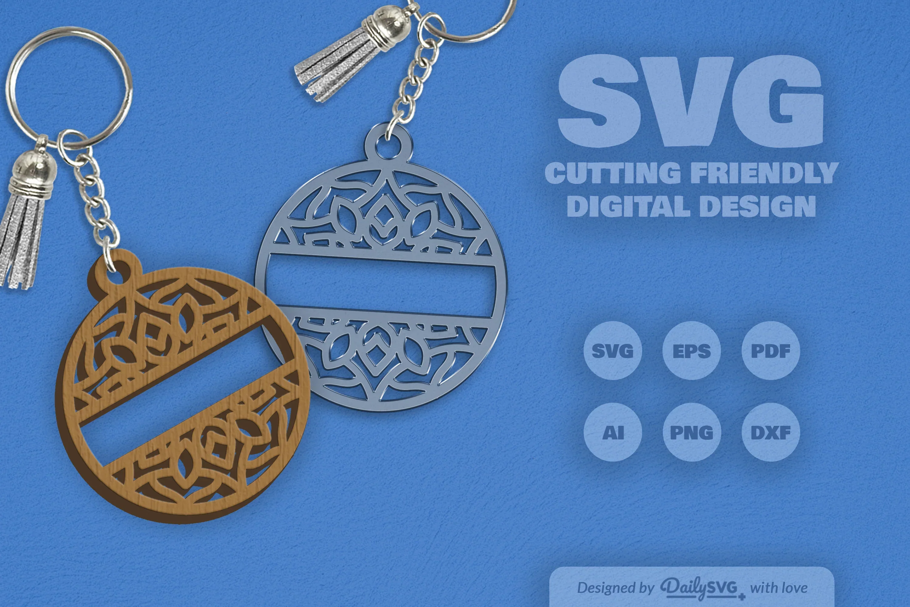 Custom Mandala Split SVG Bundle - Image 2
