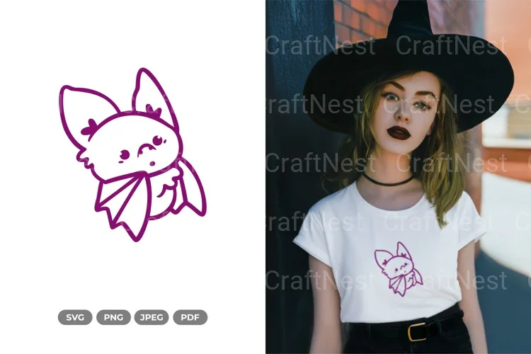 Cute and Kawaii Bat SVG Bundle