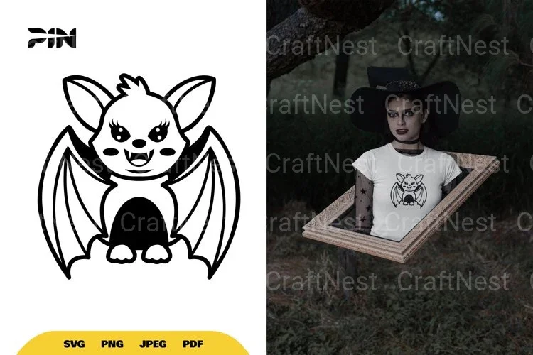 Cute and Kawaii Bat SVG Bundle
