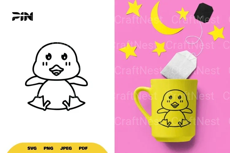Cute and Kawaii Duck SVG Bundle