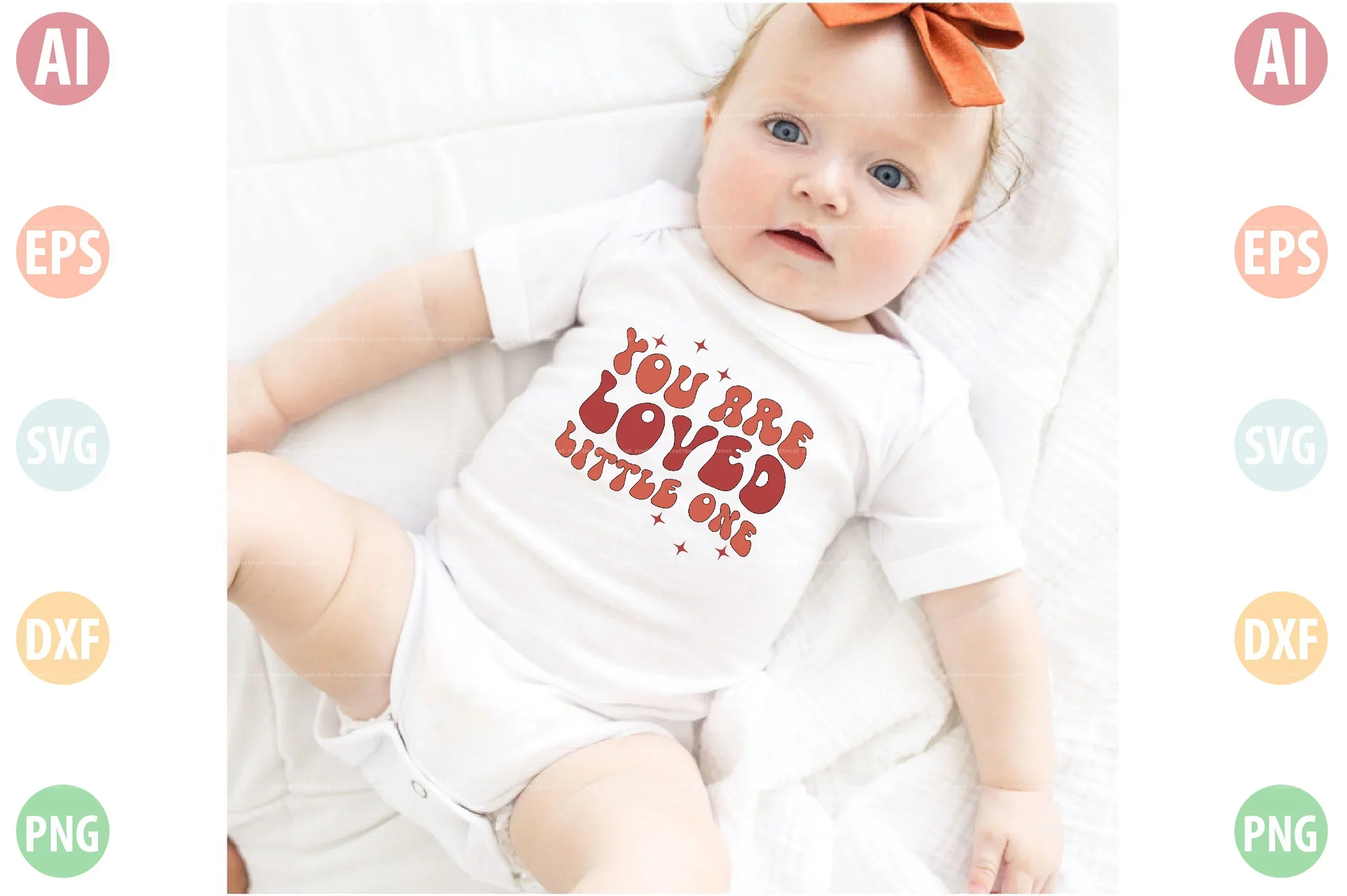 Cute Baby Valentine's Day SVG Bundle - Image 8
