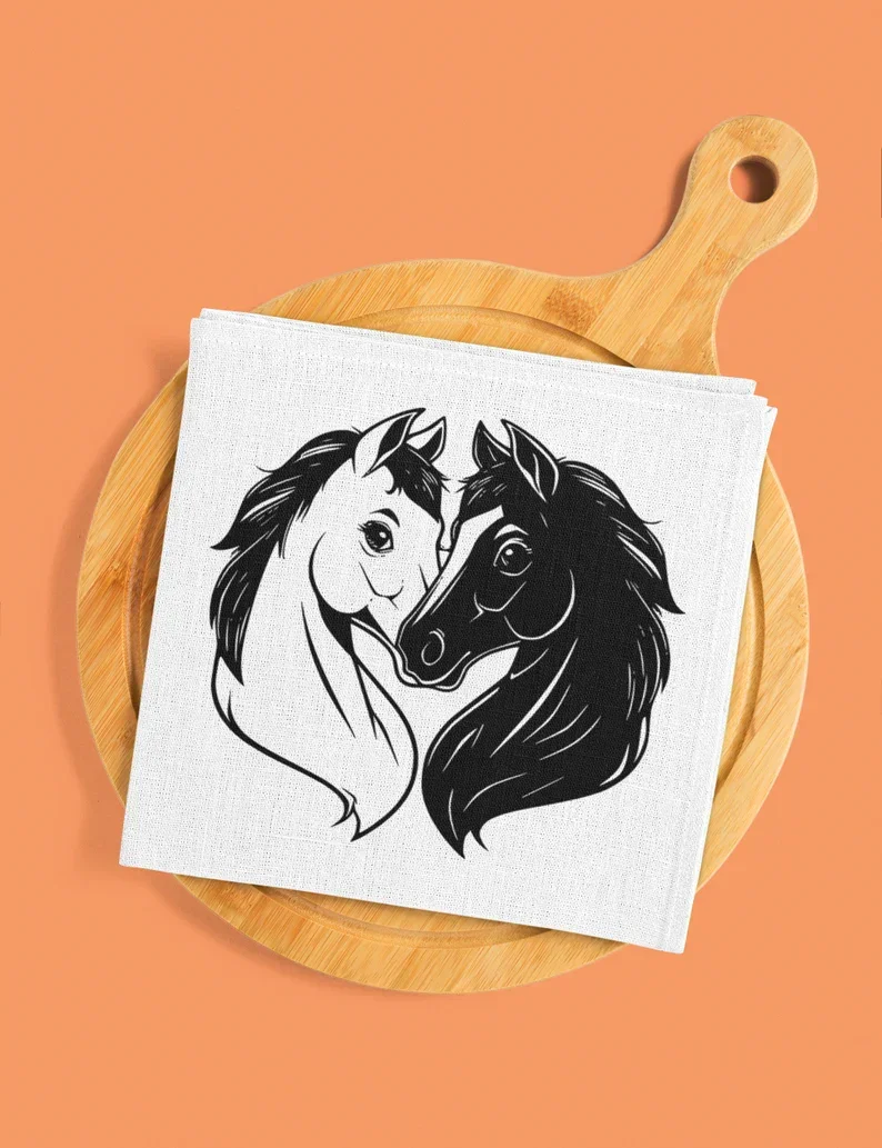 Cute Horses SVG Bundle - Image 7