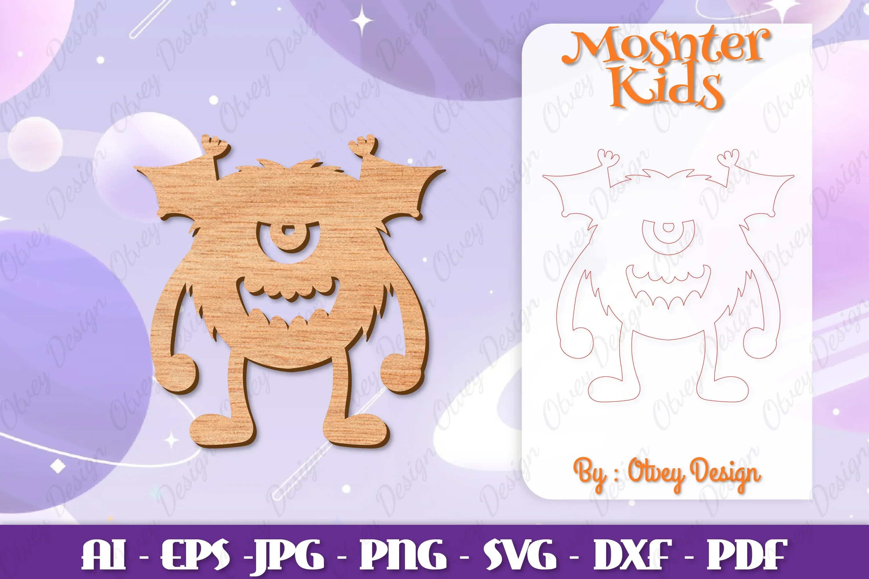 Cute Monster Designs SVG Bundle
