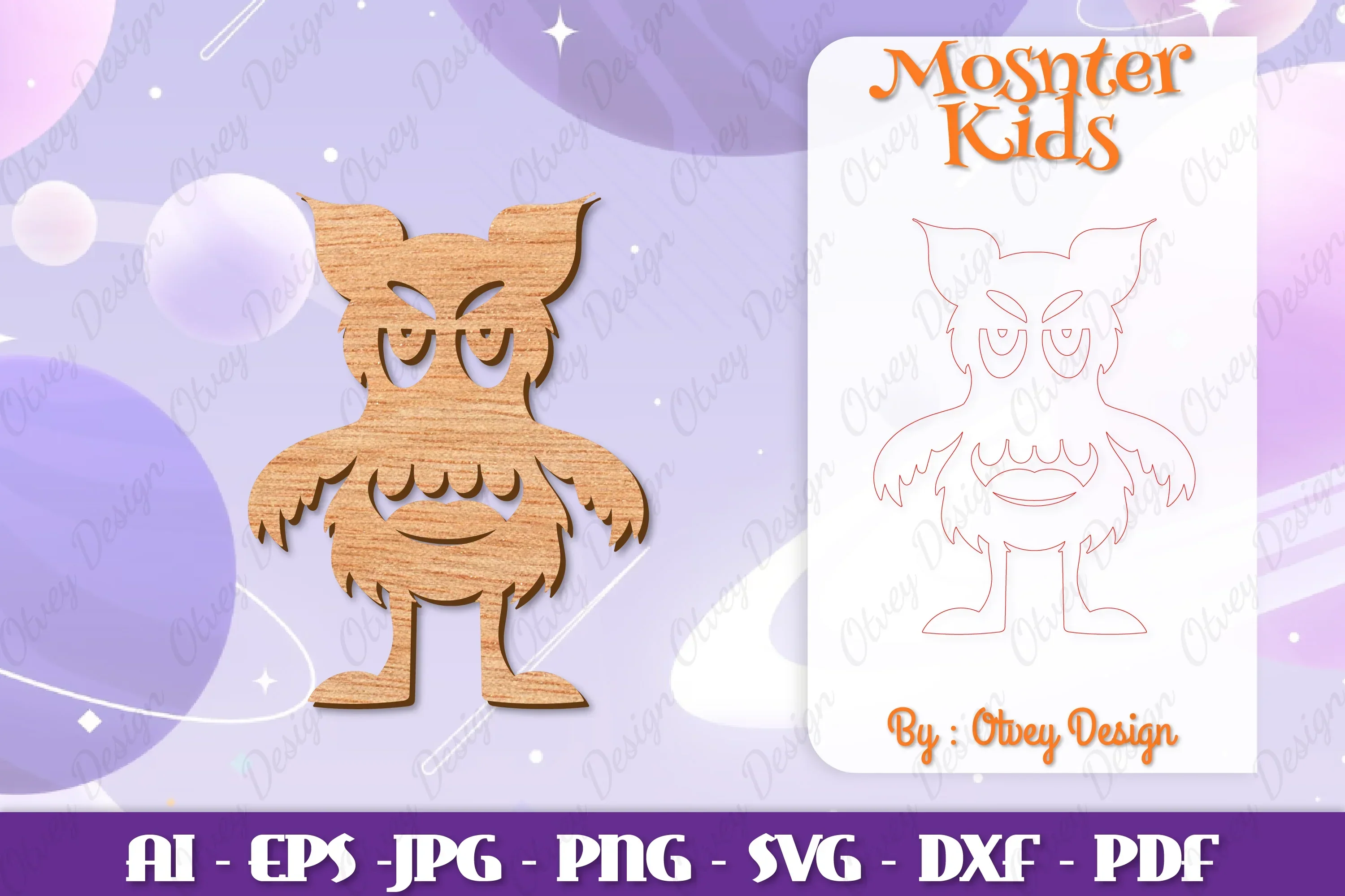 Cute Monster Designs SVG Bundle