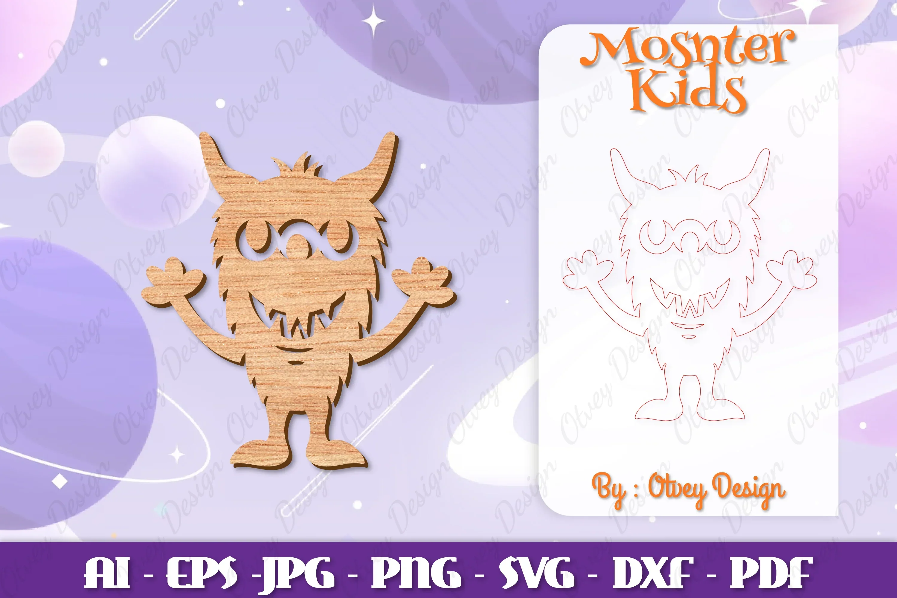 Cute Monster Designs SVG Bundle