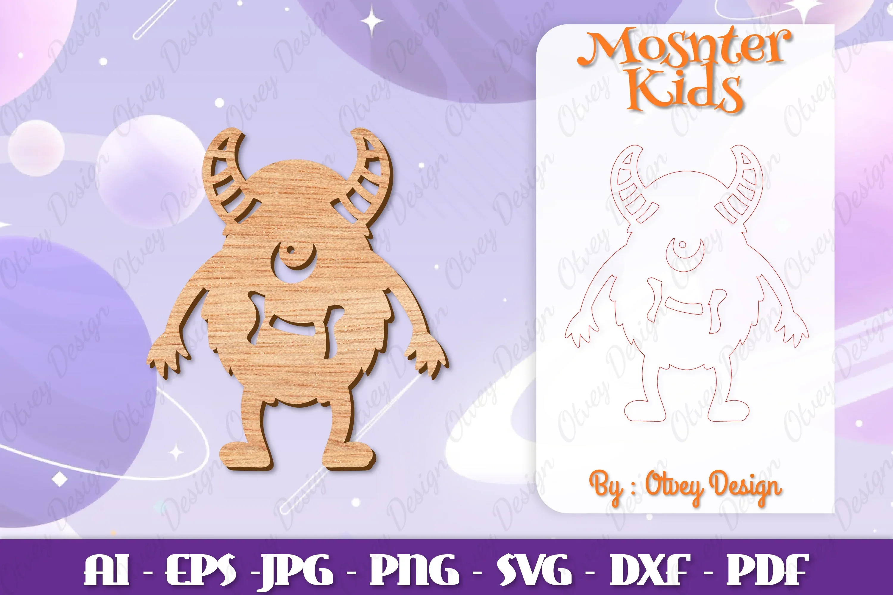 Cute Monster Designs SVG Bundle