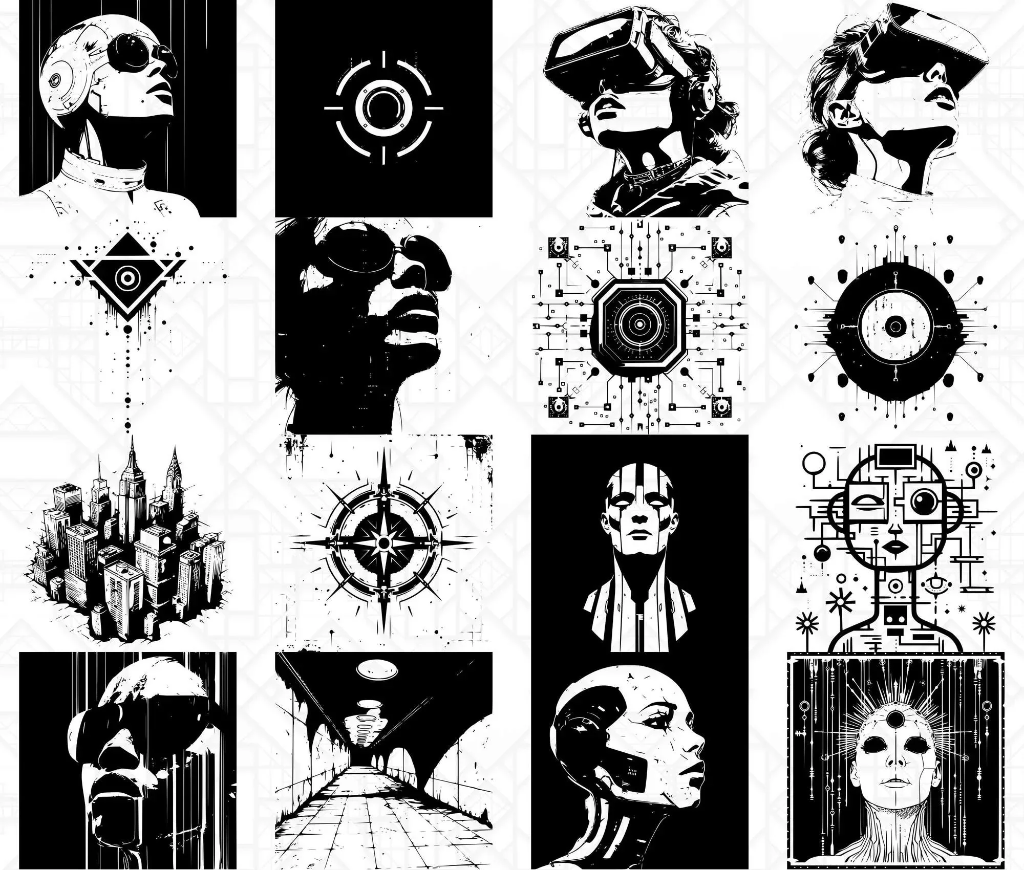 Cyberpunk Summer SVG Bundle - Image 2