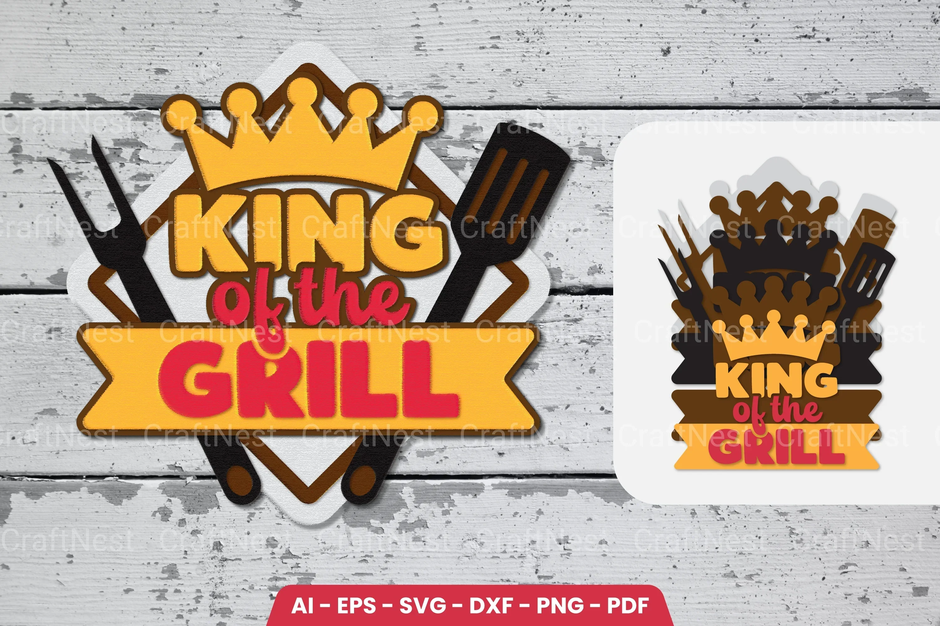 Dad's BBQ Lasercut SVG Bundle