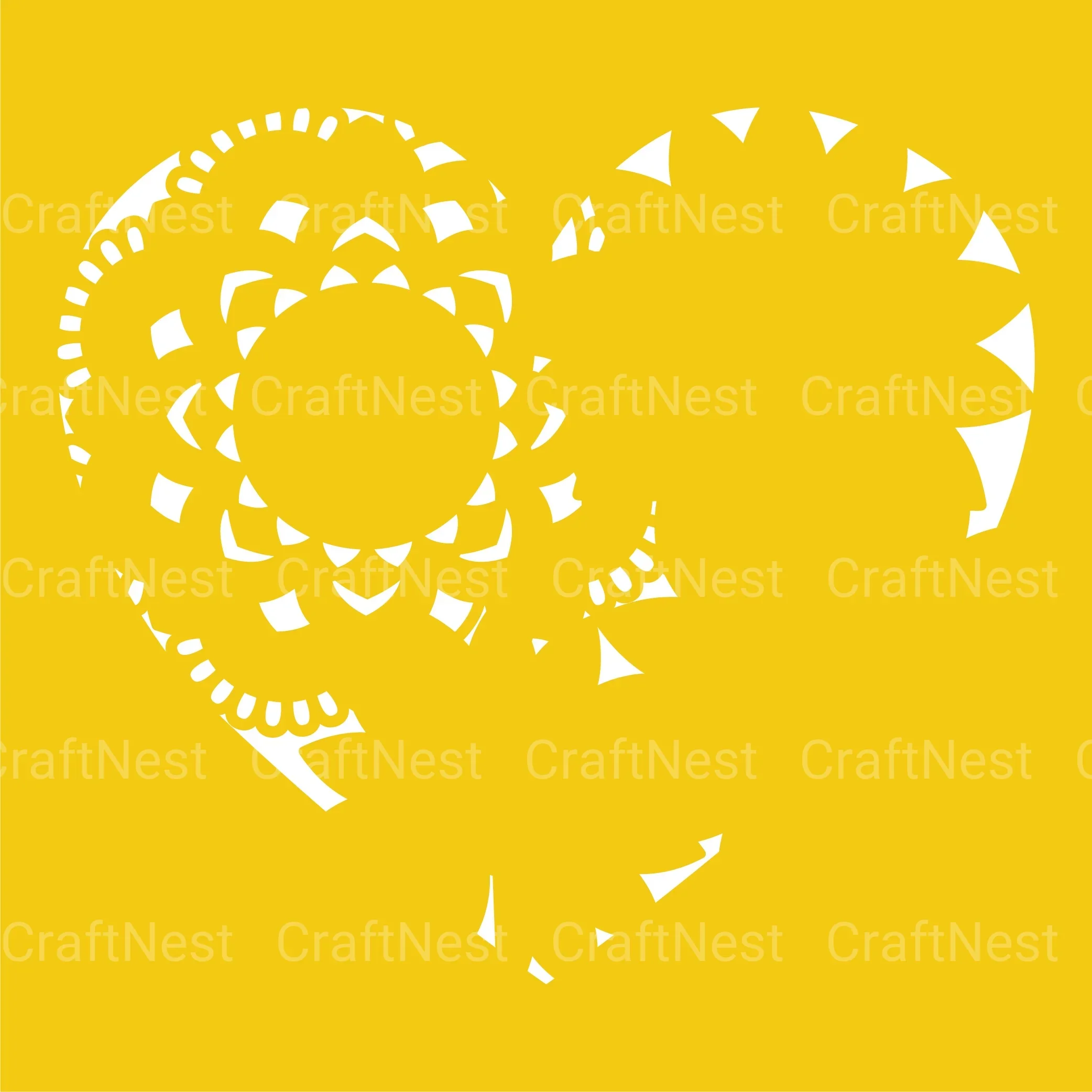 Daisy Mandala 3D Layered Papercut Clipart Bundle - Image 3