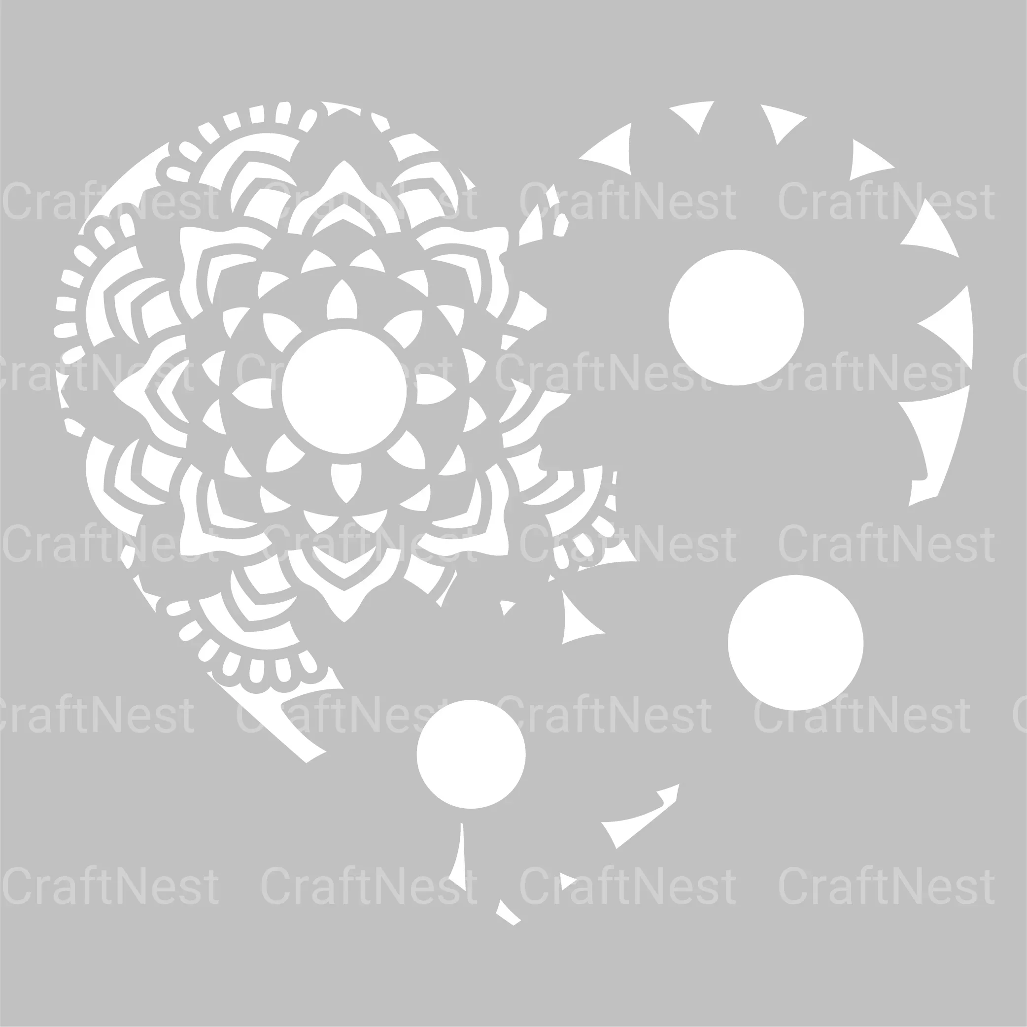 Daisy Mandala 3D Layered Papercut Clipart Bundle - Image 4