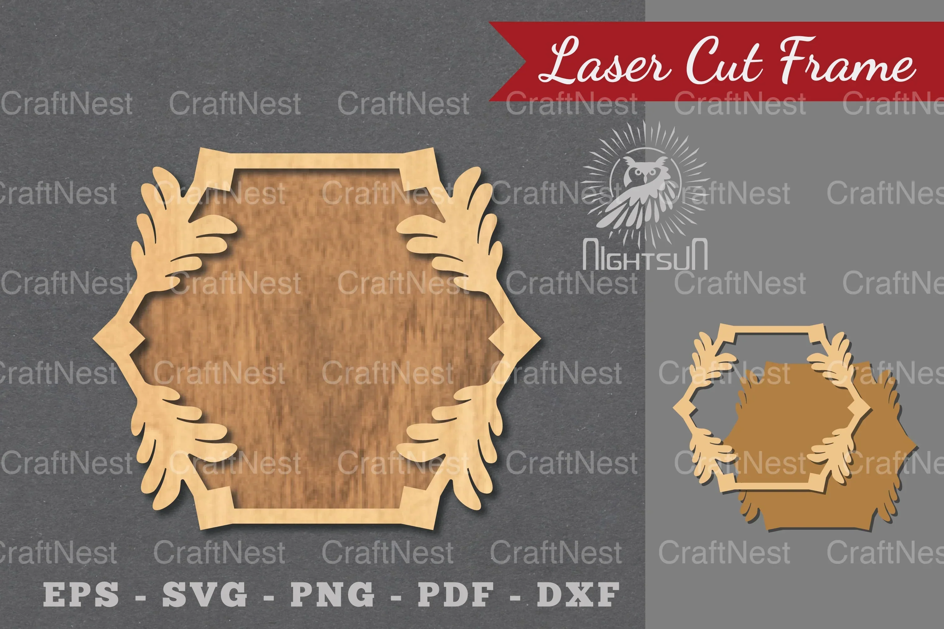 Decorative Frame Laser Cut Design Bundle