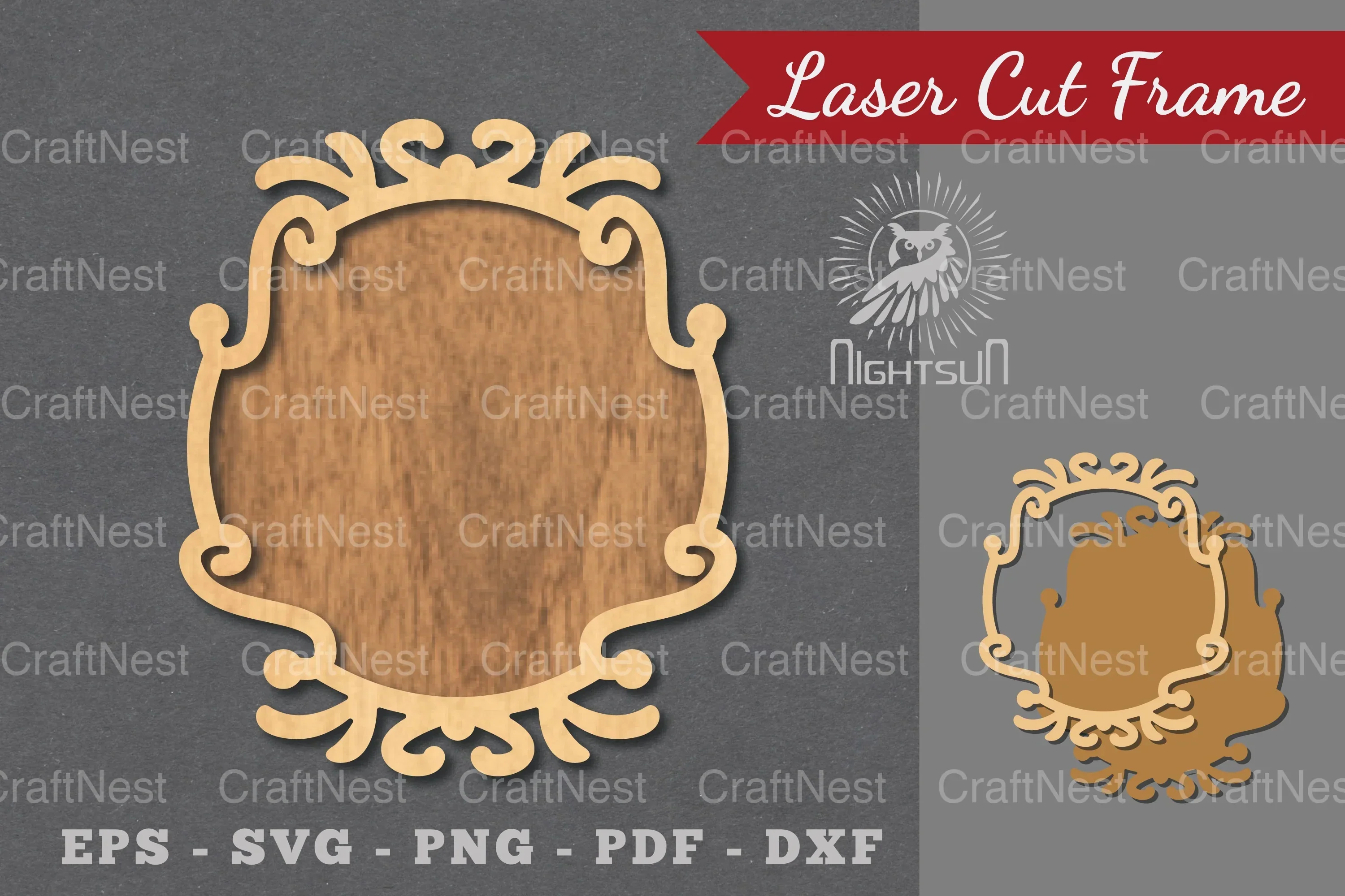 Decorative Frame Laser Cut Design Bundle