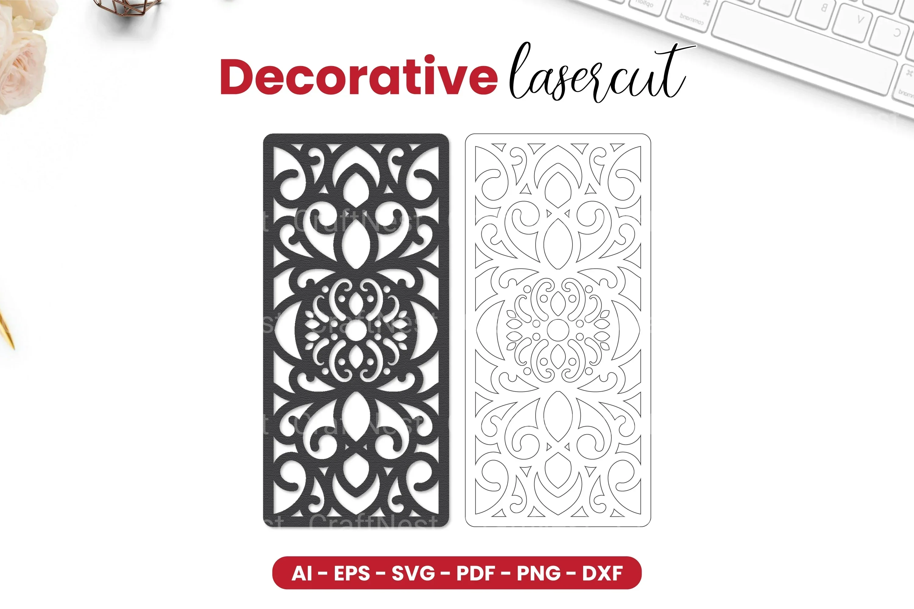 Decorative Laser Cut SVG Bundle