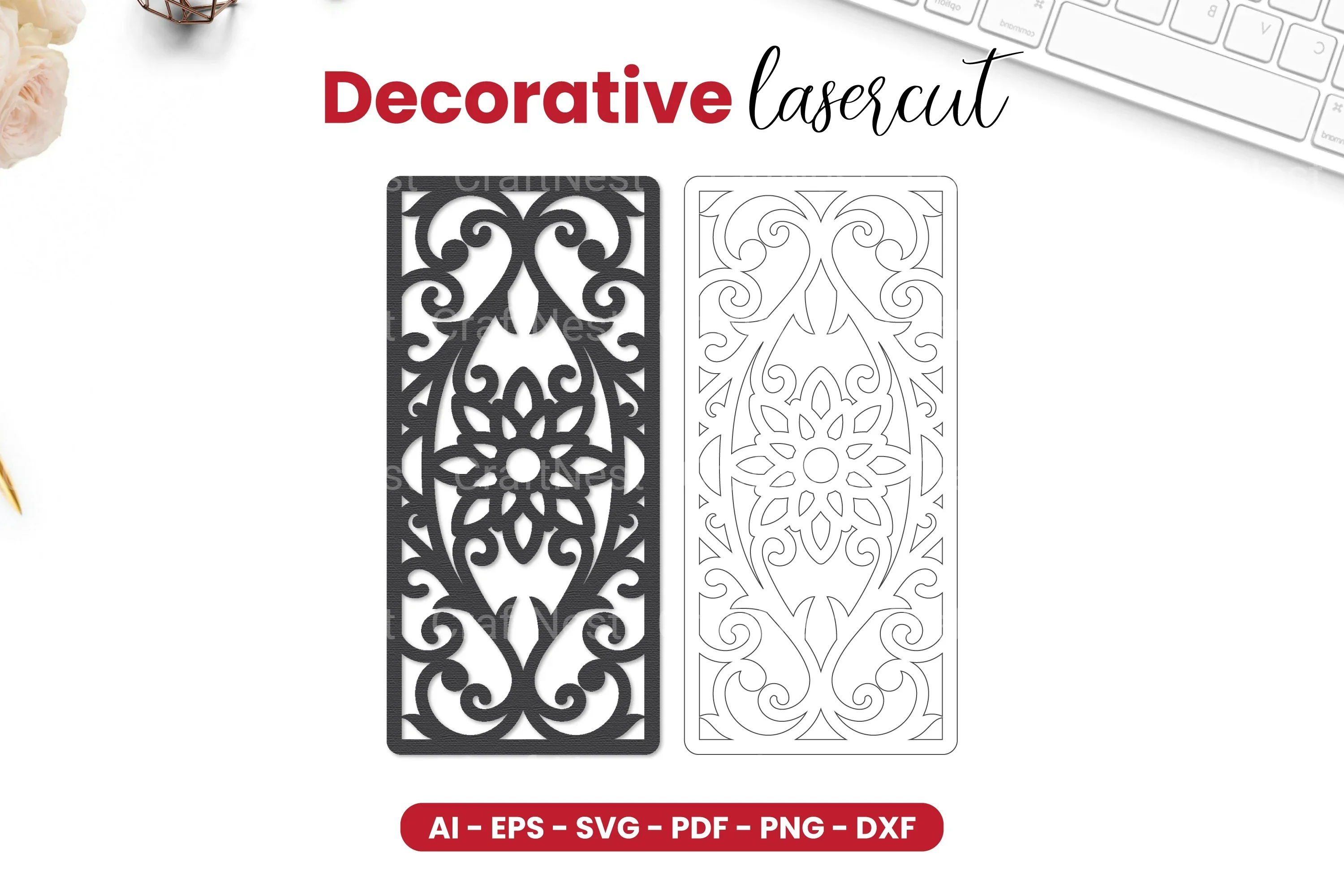 Decorative Laser Cut SVG Bundle