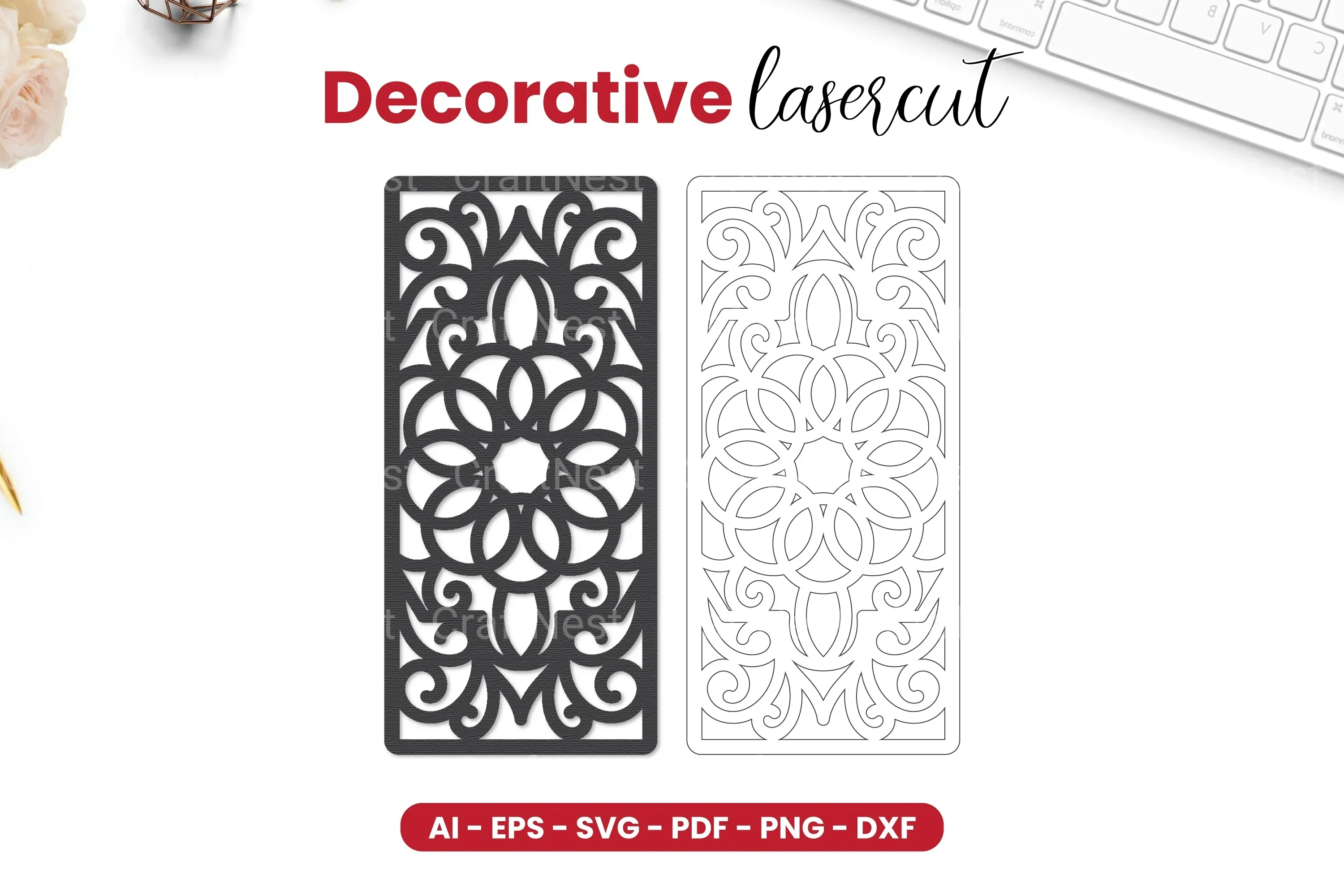 Decorative Laser Cut SVG Bundle