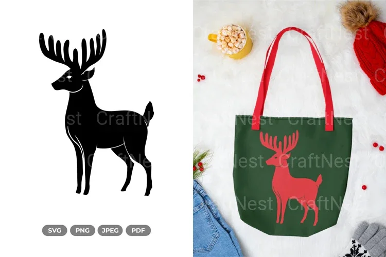 Deer Silhouette SVG Bundle
