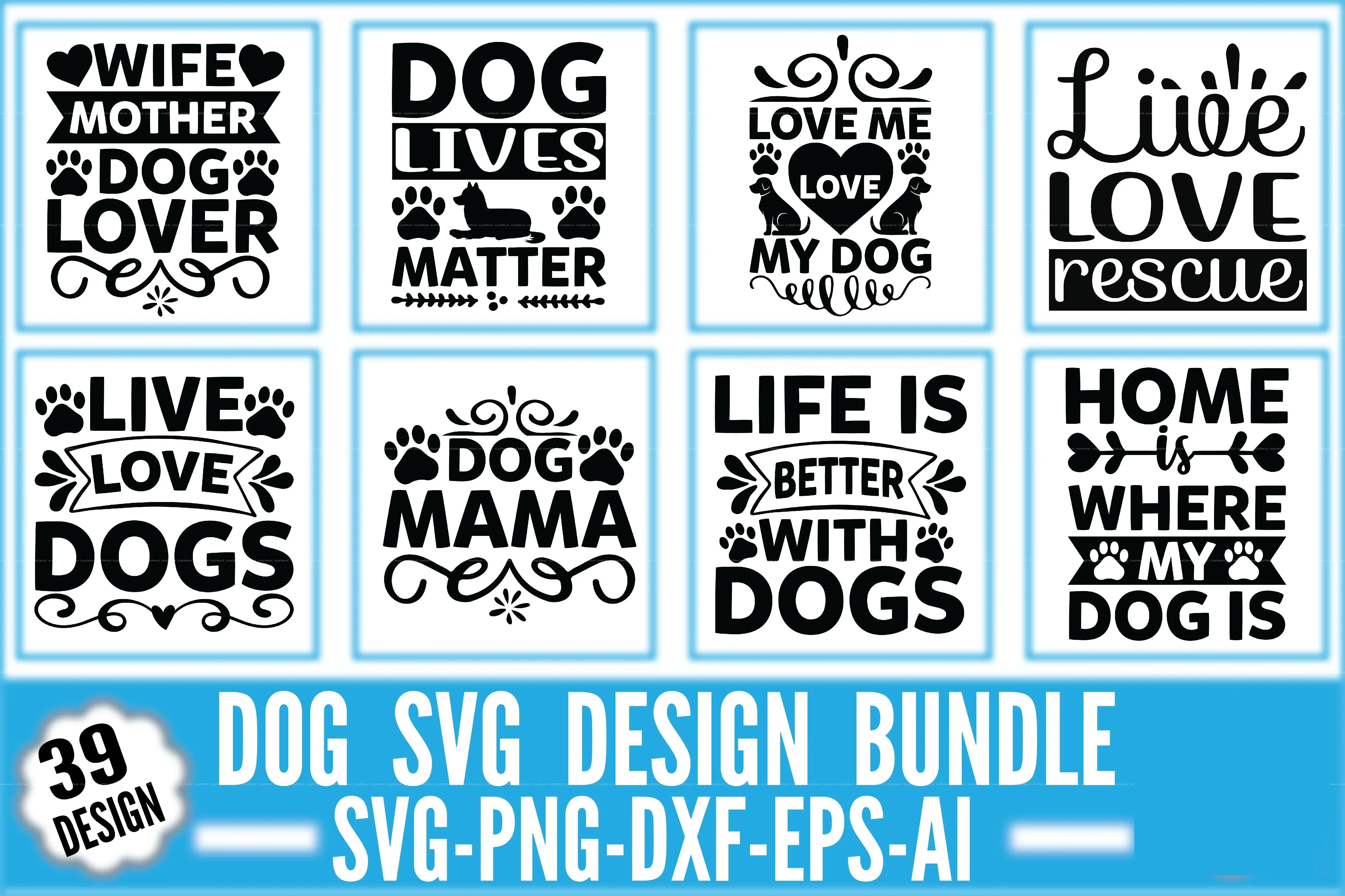 Dog Design SVG Bundle