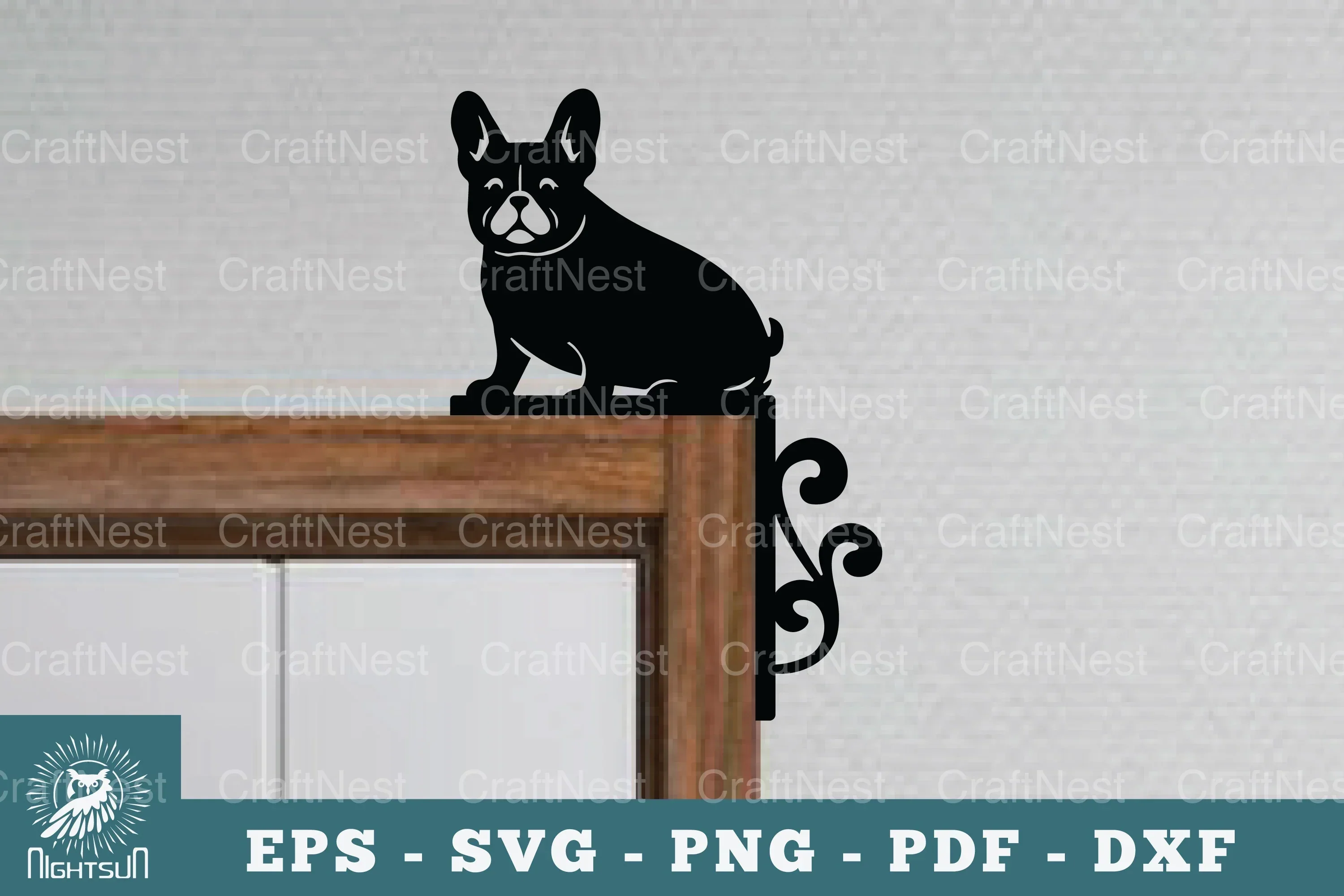 Dog Door Corner Lasercut SVG Bundle