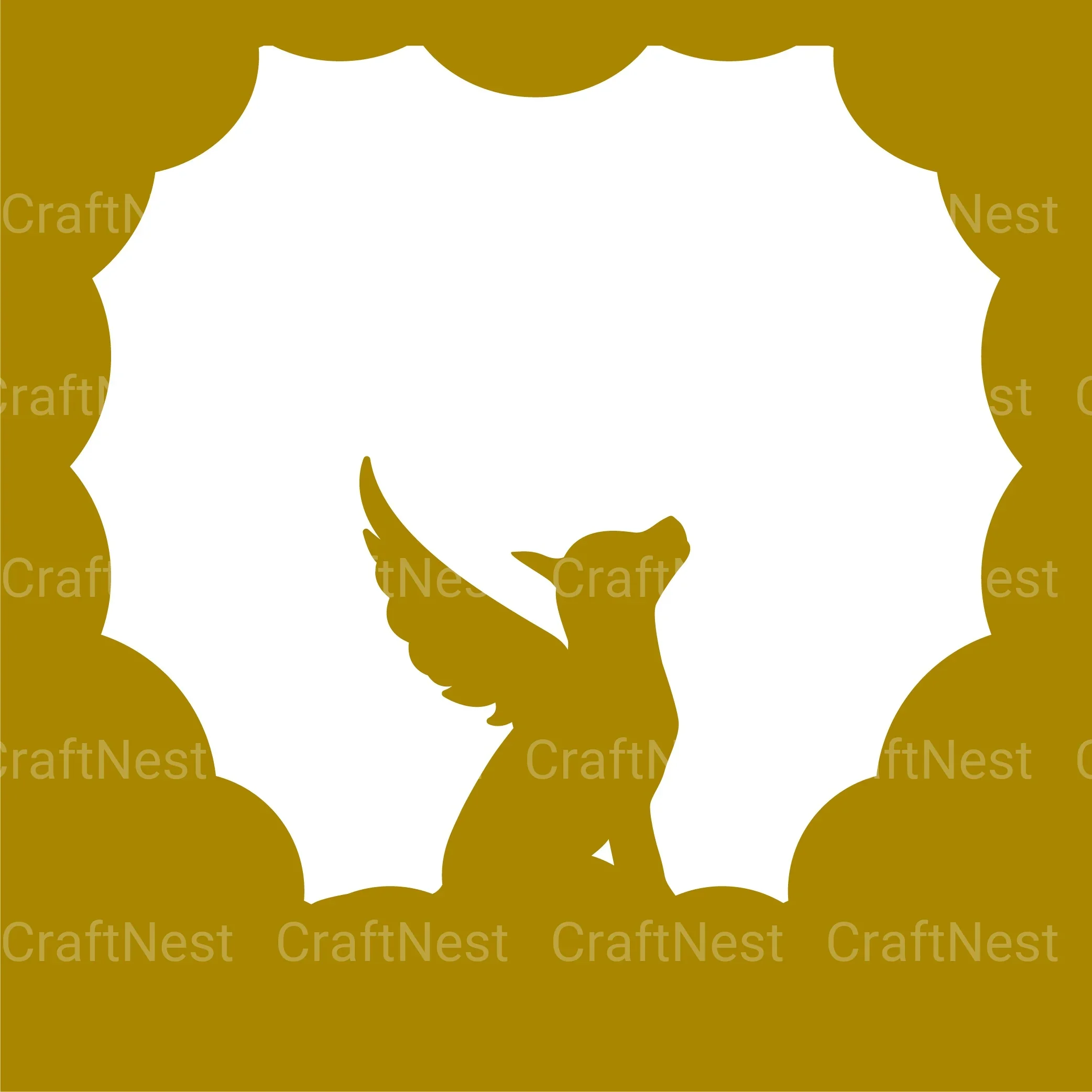 Dog Memorial 3D Layered Papercut Clipart Bundle - Image 6