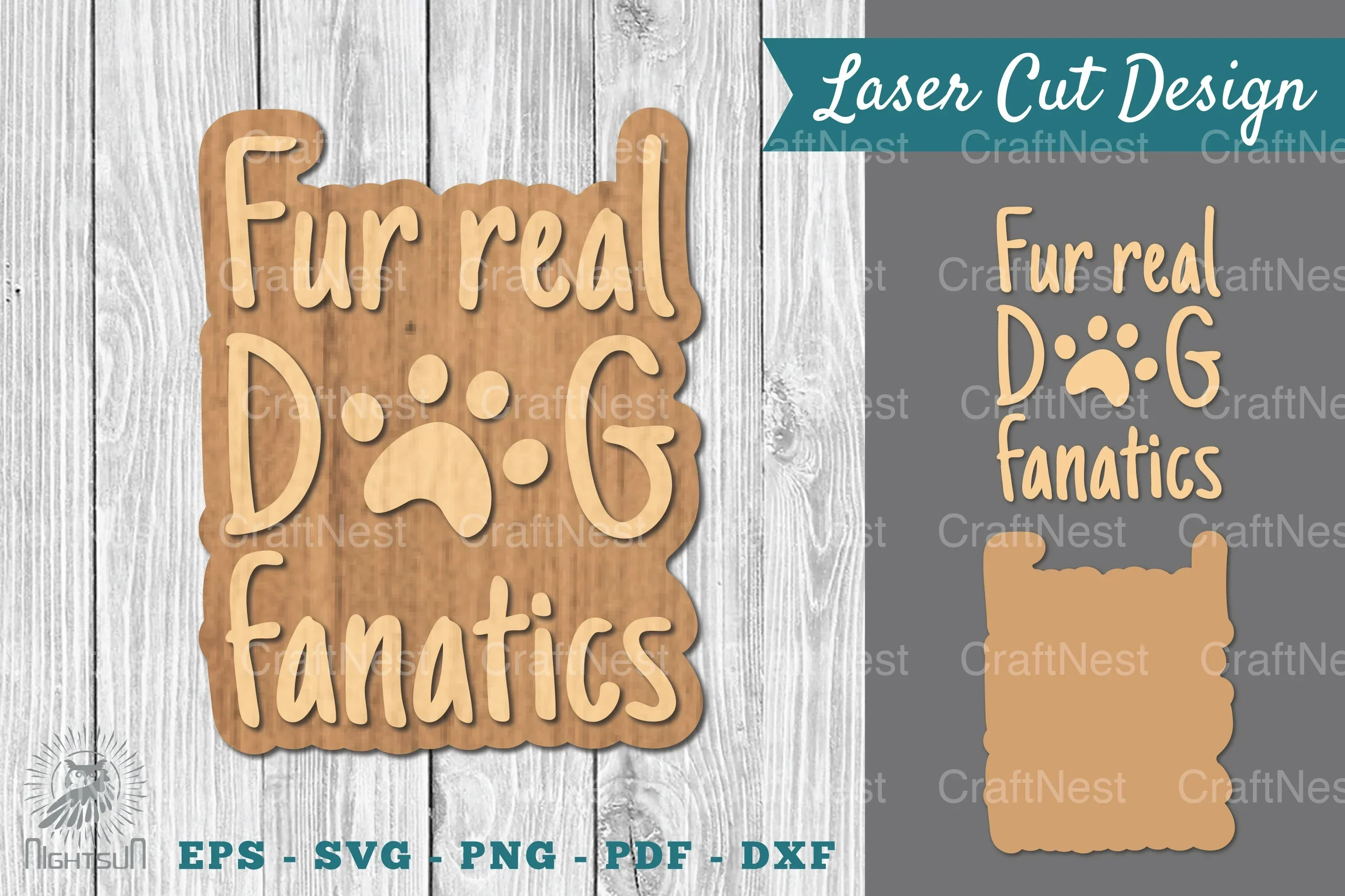 Dog Quotes Laser Cut Decoration Clipart Bundle