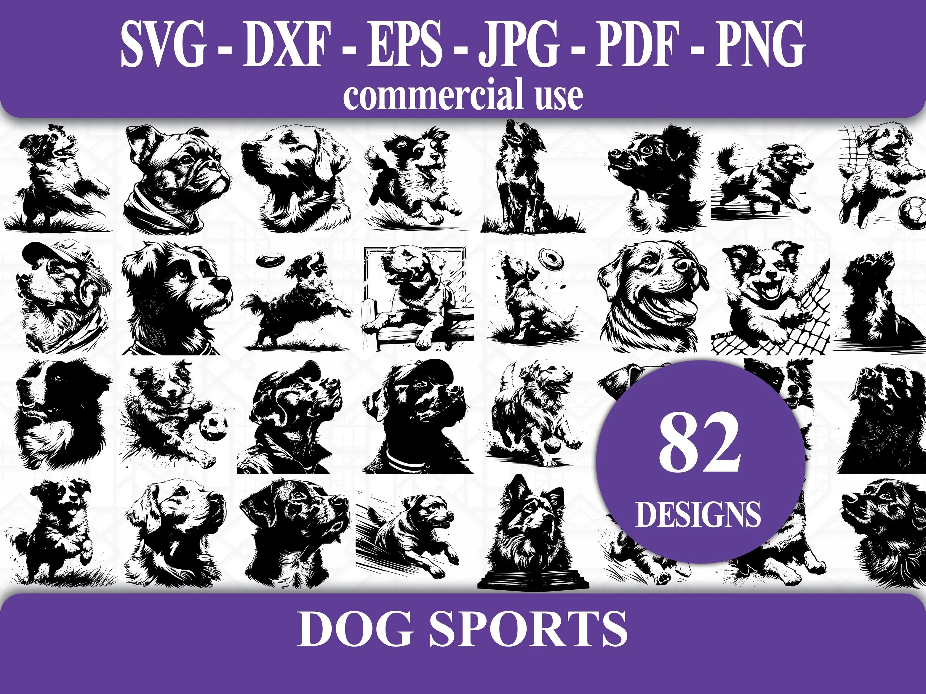 Dog Sports SVG Bundle