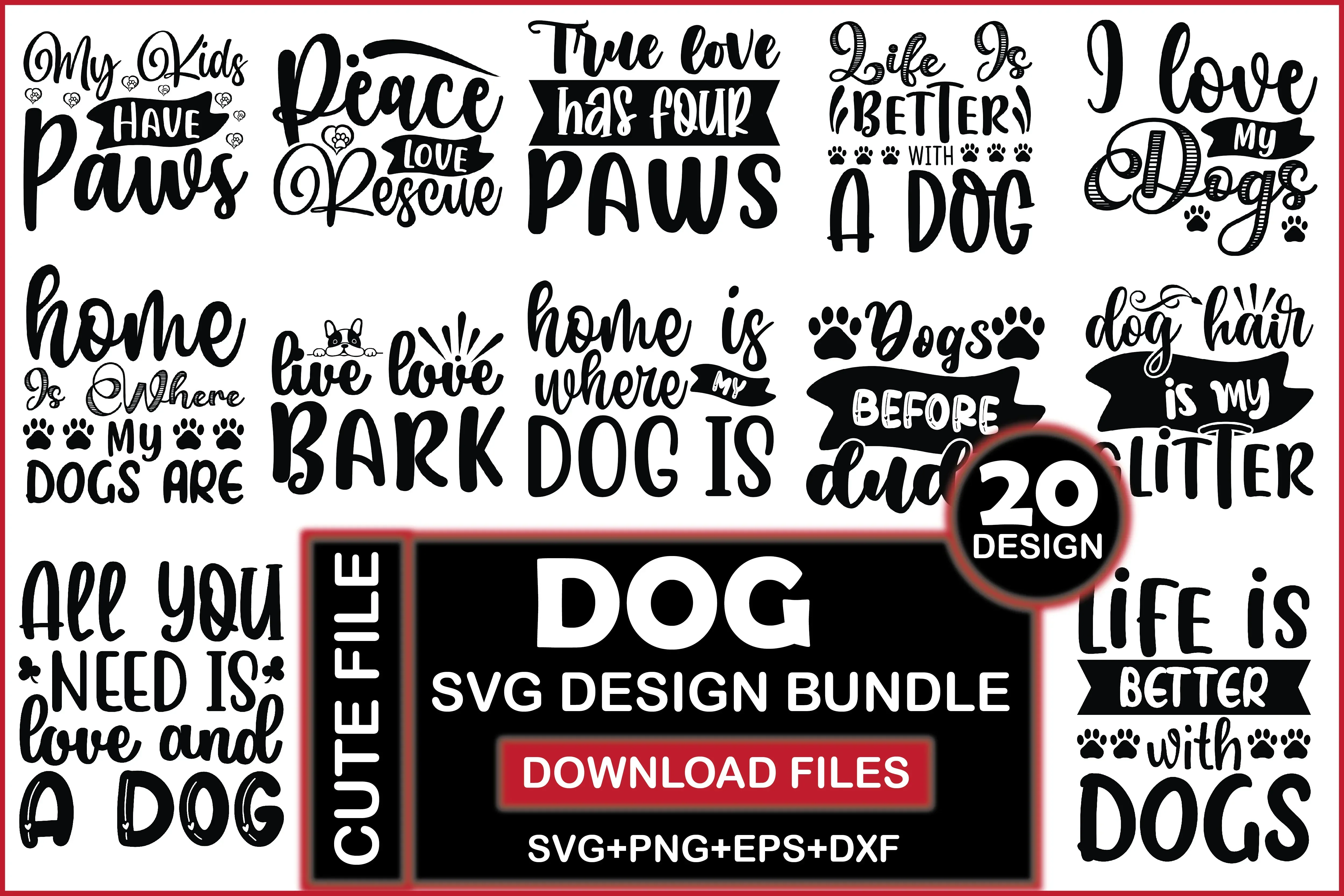 Dog SVG Bundle