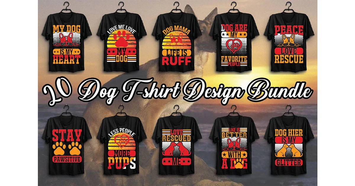 Dog T Shirt Bundle - Image 3