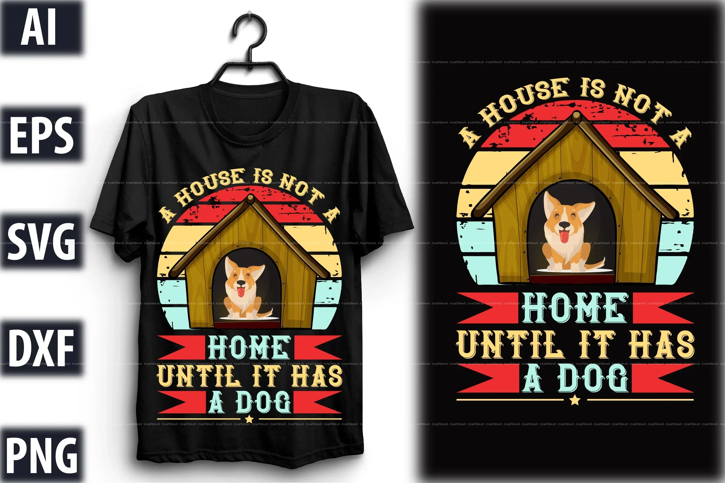 Dog T-Shirt Design SVG Bundle - Image 10