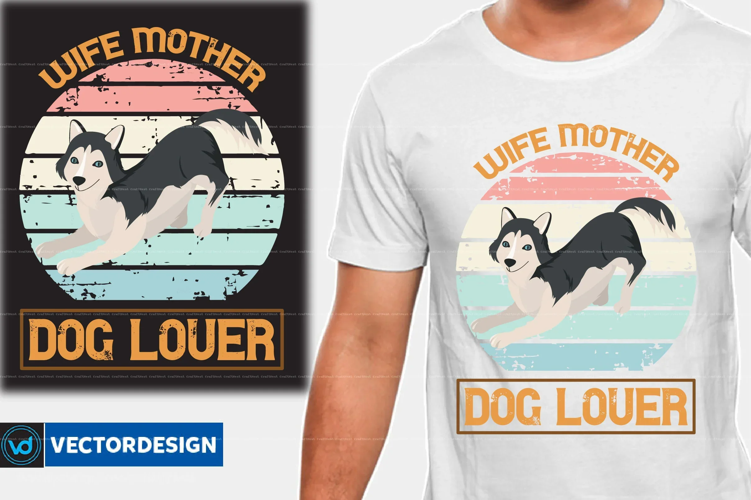 Dog T-Shirt Design SVG Bundle - Image 11