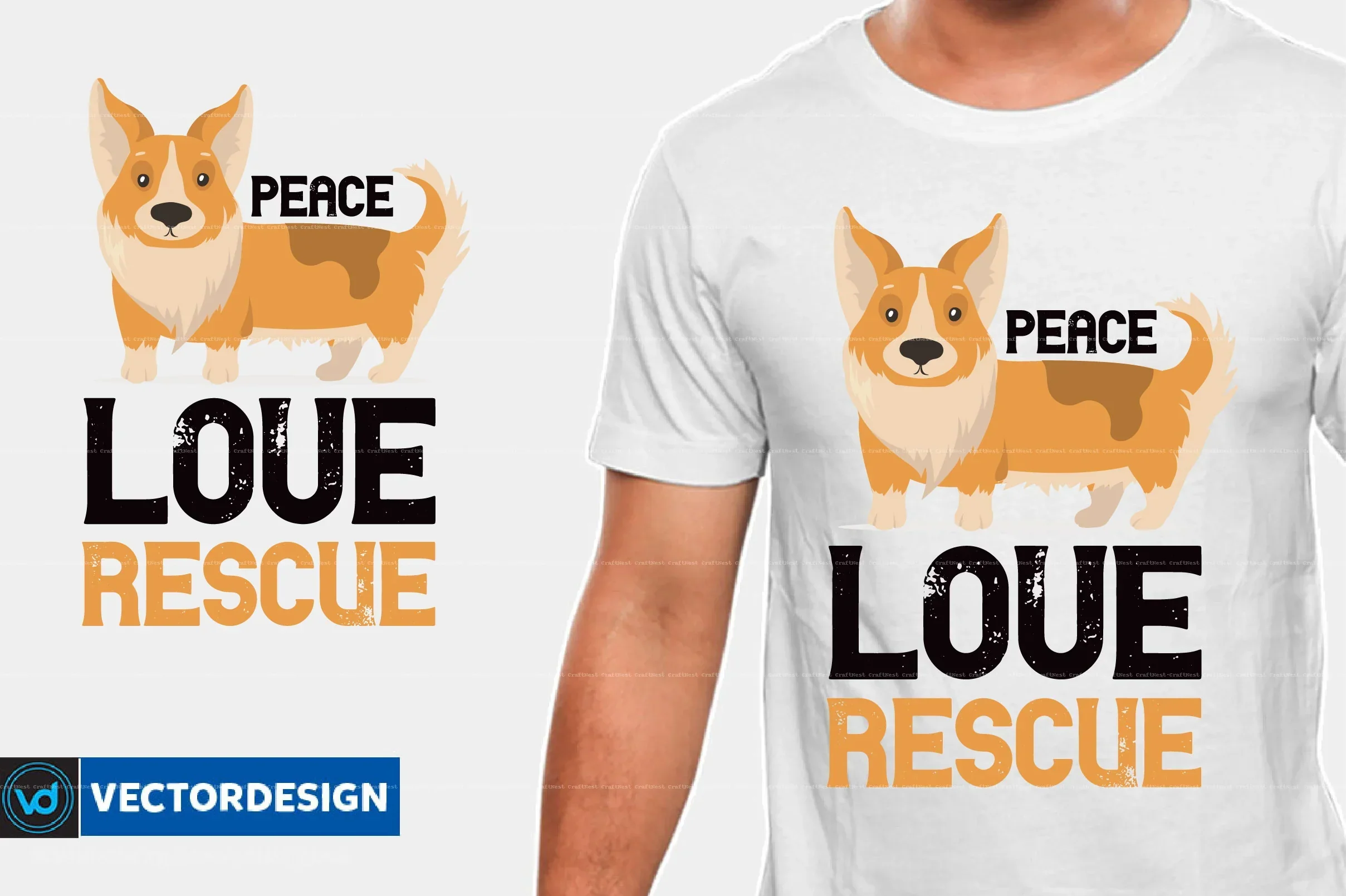 Dog T-Shirt Design SVG Bundle - Image 3