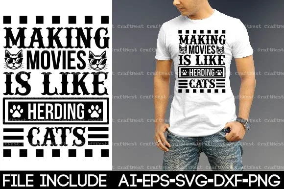 Cat T-Shirt SVG Bundle - Image 10