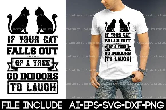 Cat T-Shirt SVG Bundle - Image 13