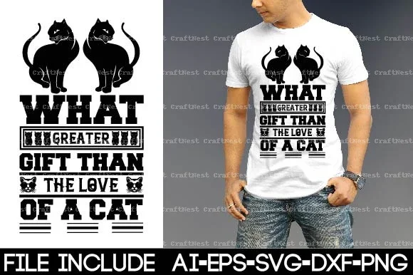 Cat T-Shirt SVG Bundle - Image 6