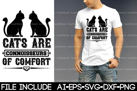 Cat T-Shirt SVG Bundle - Image 8