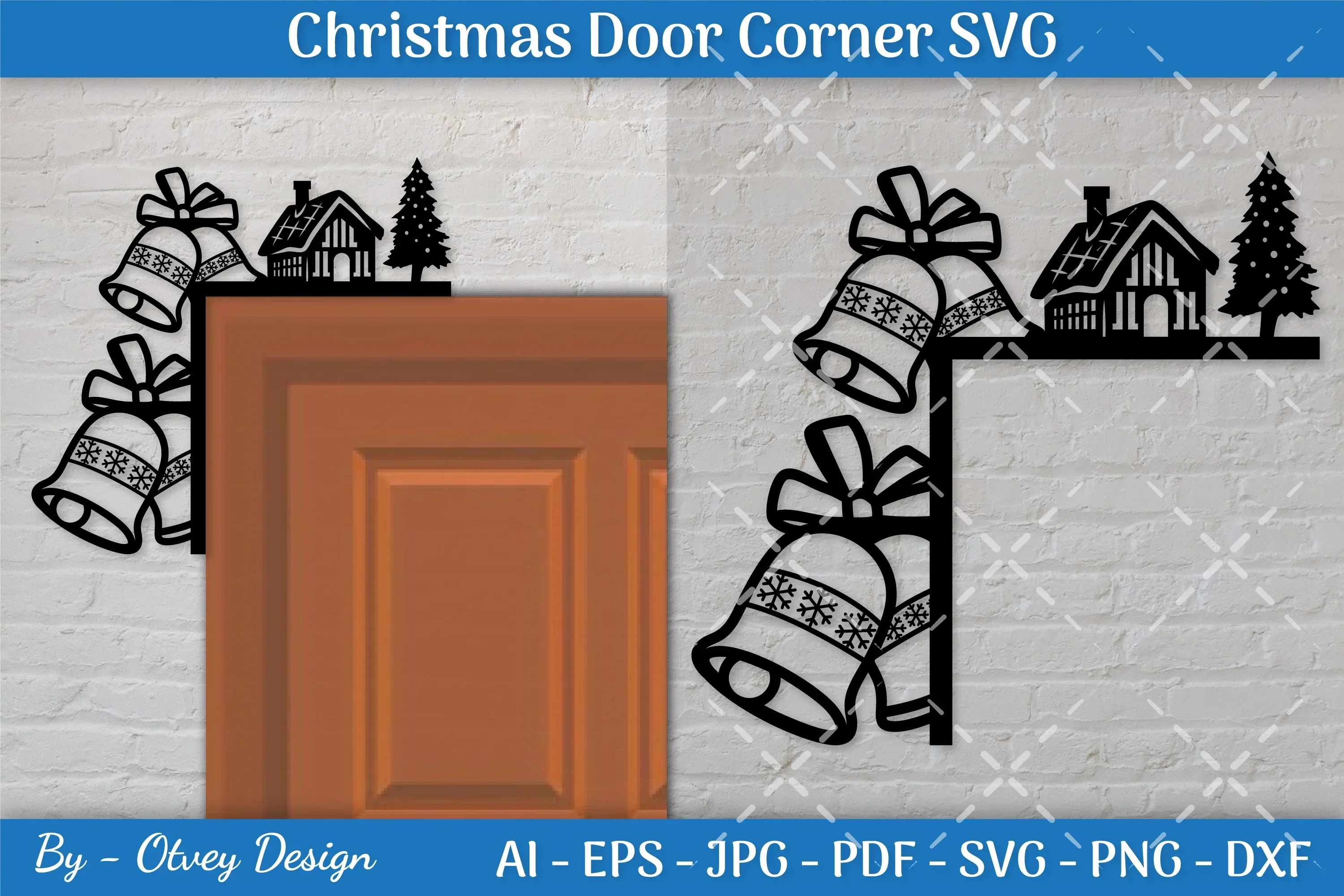 Door Corner Christmas SVG Bundle