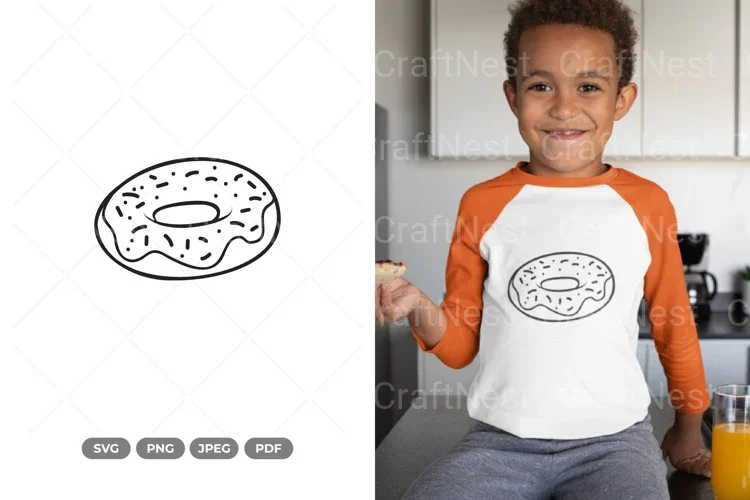 Doughnut Fast Food Clipart Bundle