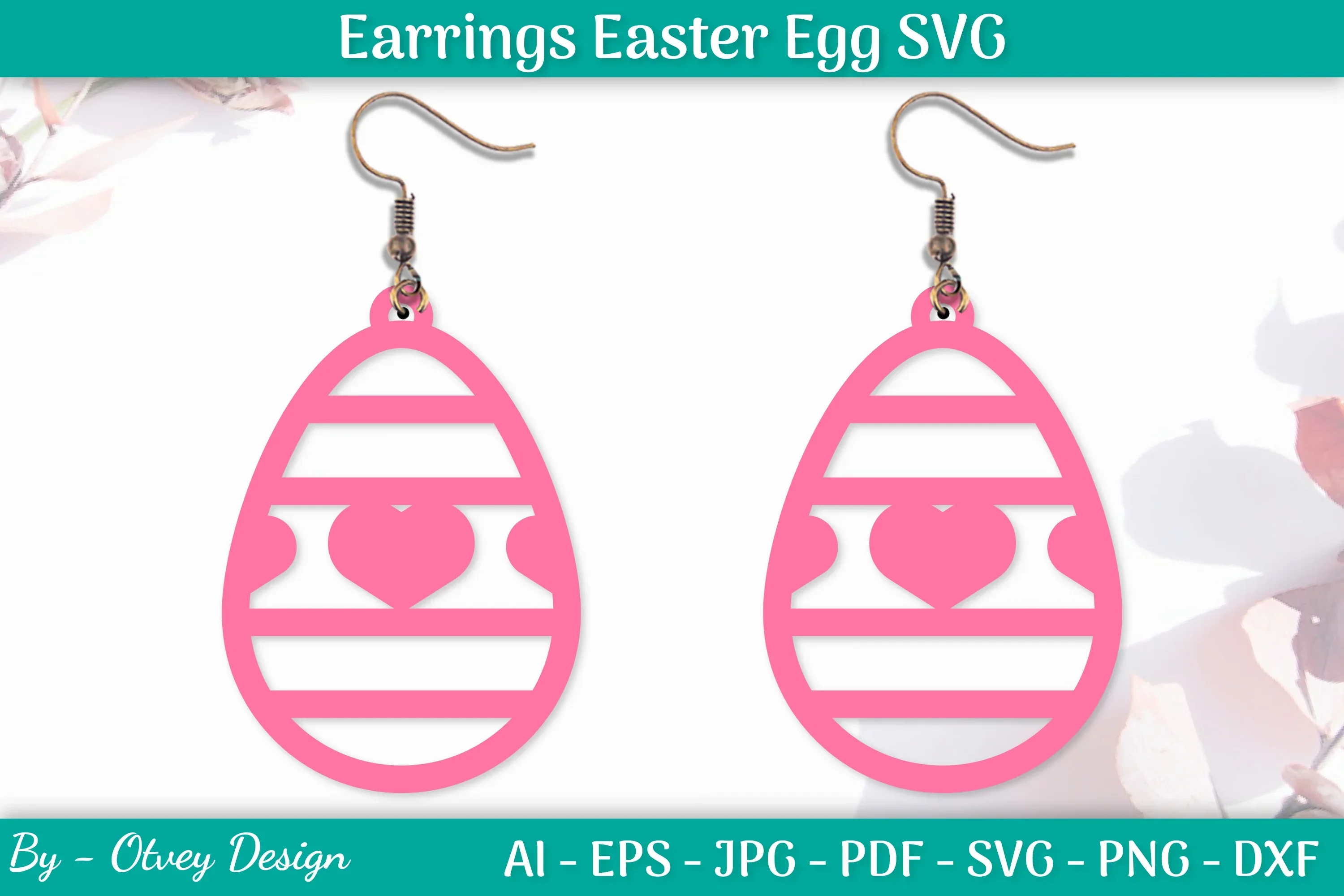 Earring Easter Egg SVG Bundle