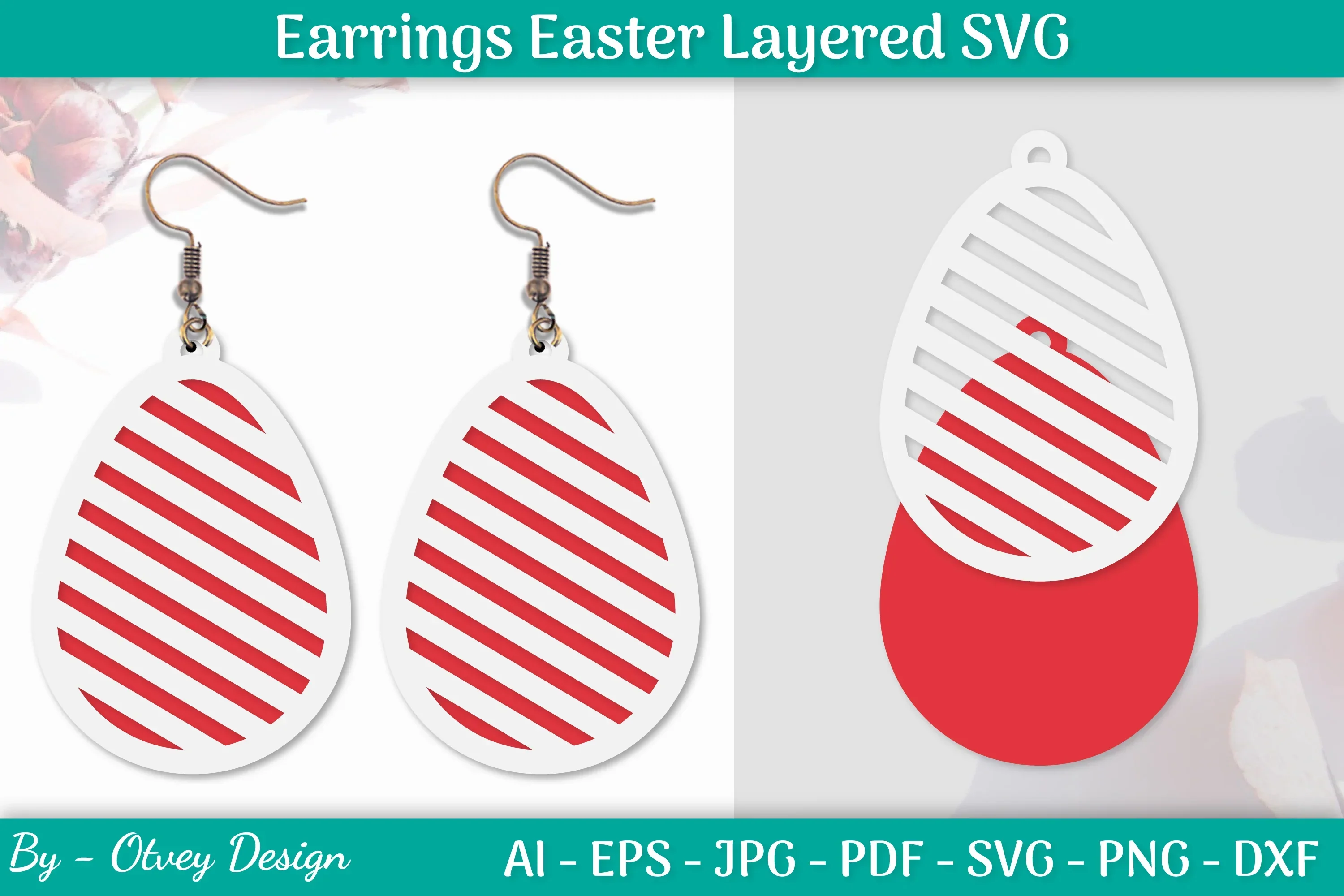 Earring Easter Egg SVG Bundle