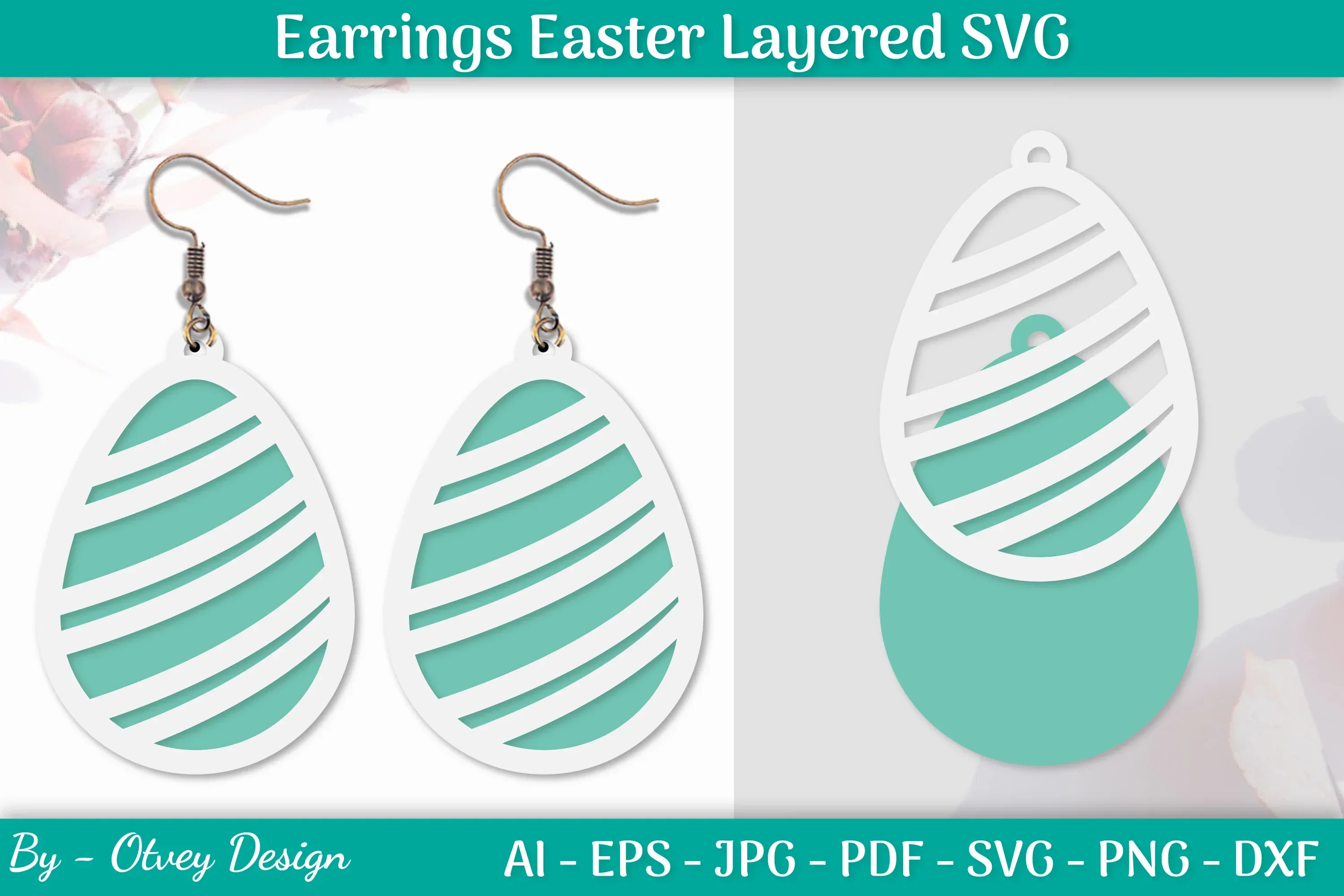 Earring Easter Egg SVG Bundle