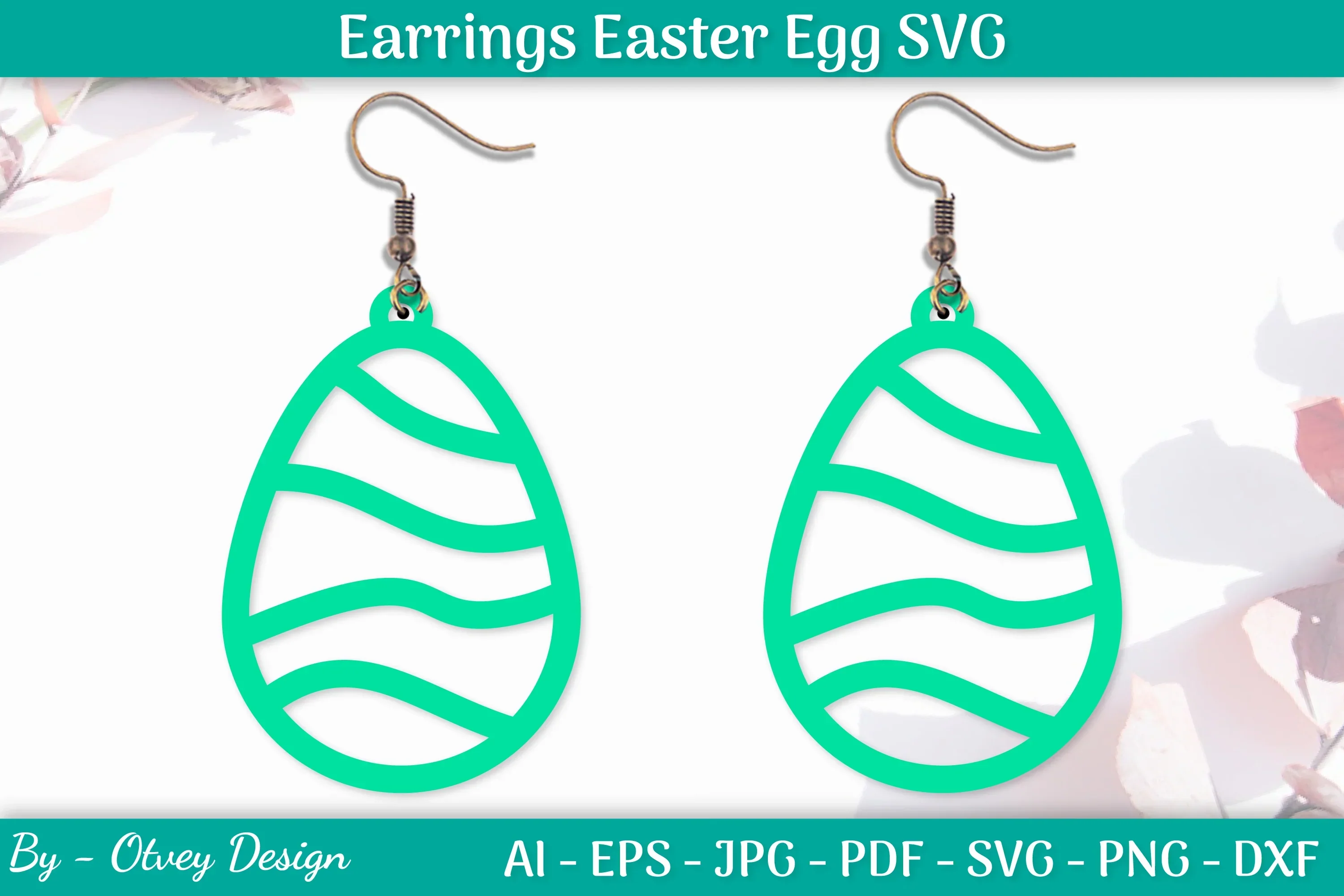 Earring Easter Egg SVG Bundle