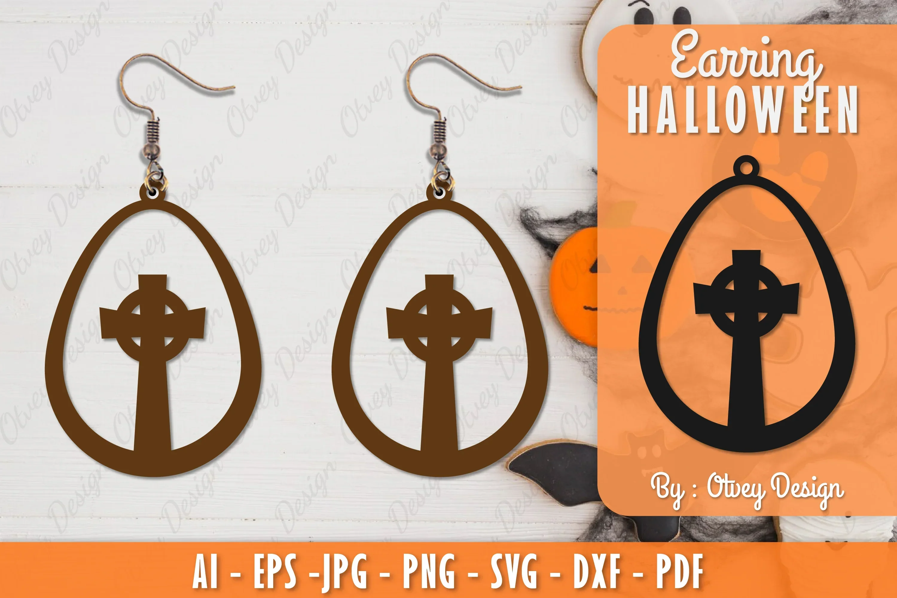 Earring Halloween Lasercut SVG Bundle