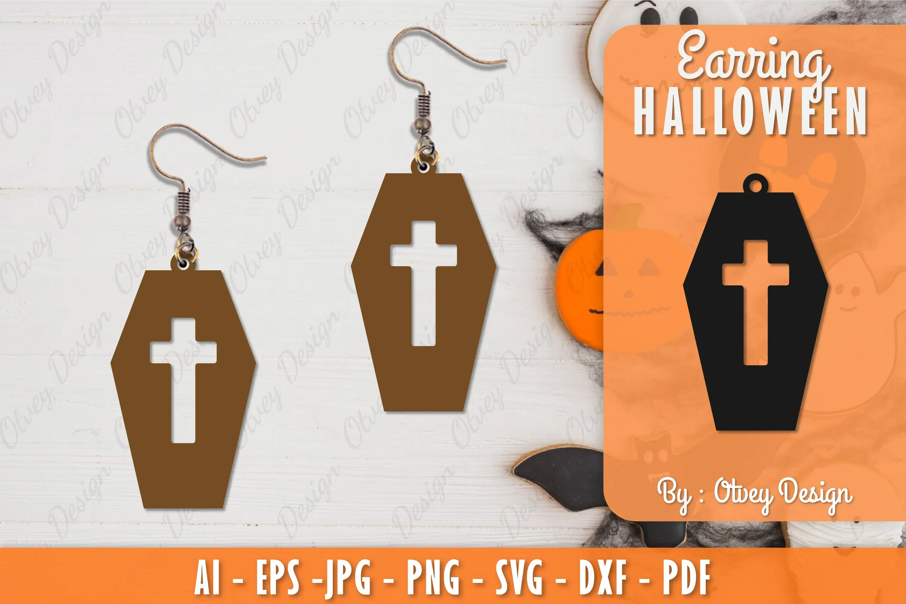 Earring Halloween Lasercut SVG Bundle