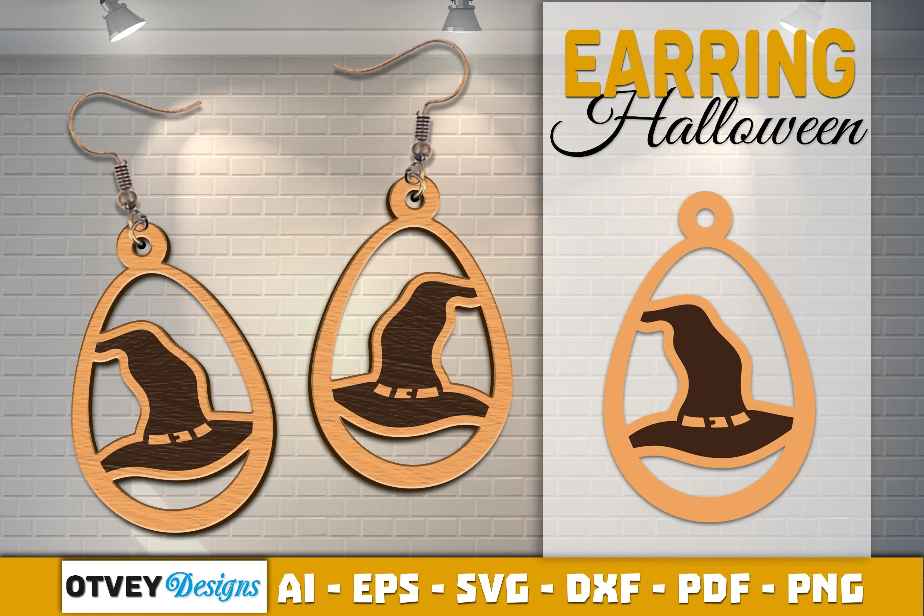 Earring Halloween Lasercut SVG Bundle - Image 2