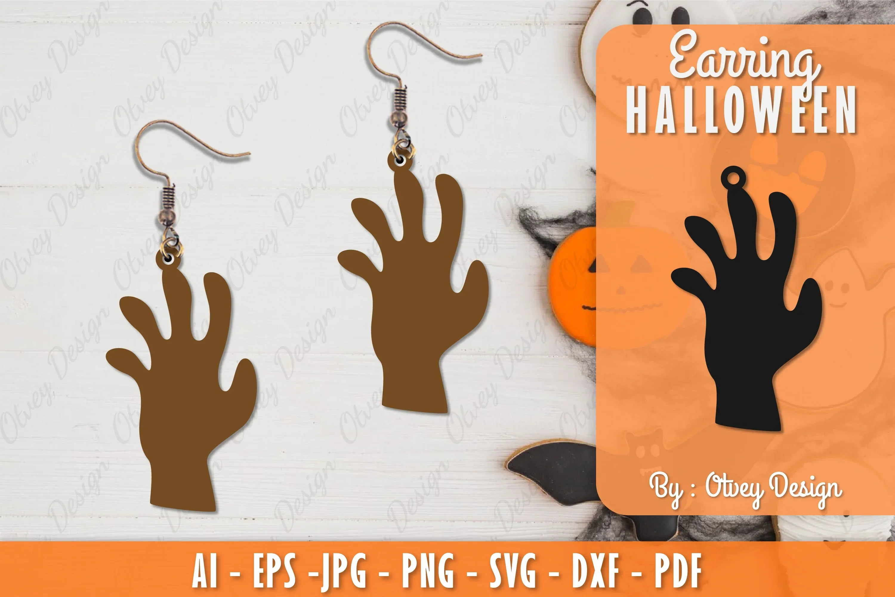 Earring Halloween Lasercut SVG Bundle