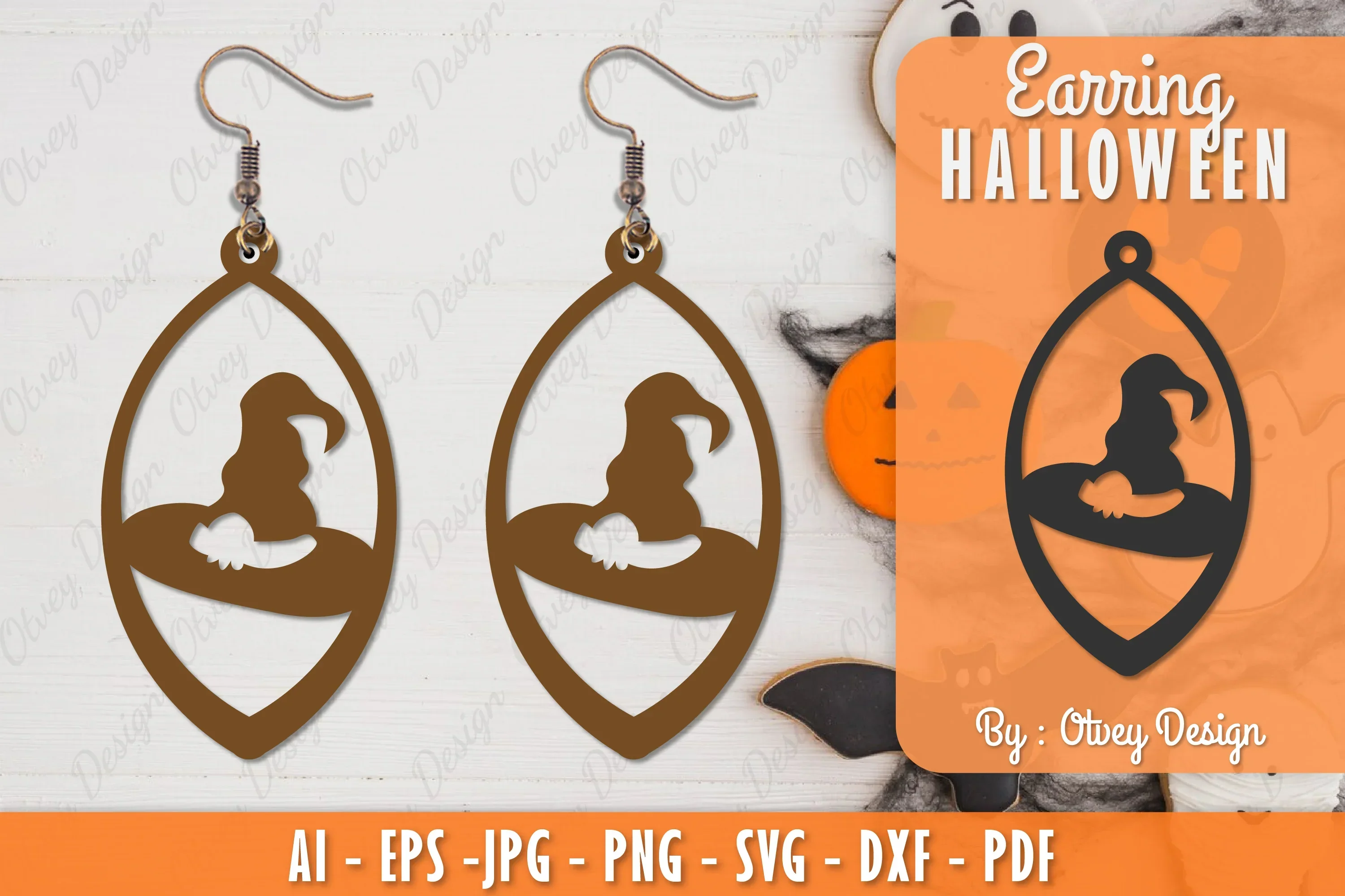 Earring Halloween Lasercut SVG Bundle
