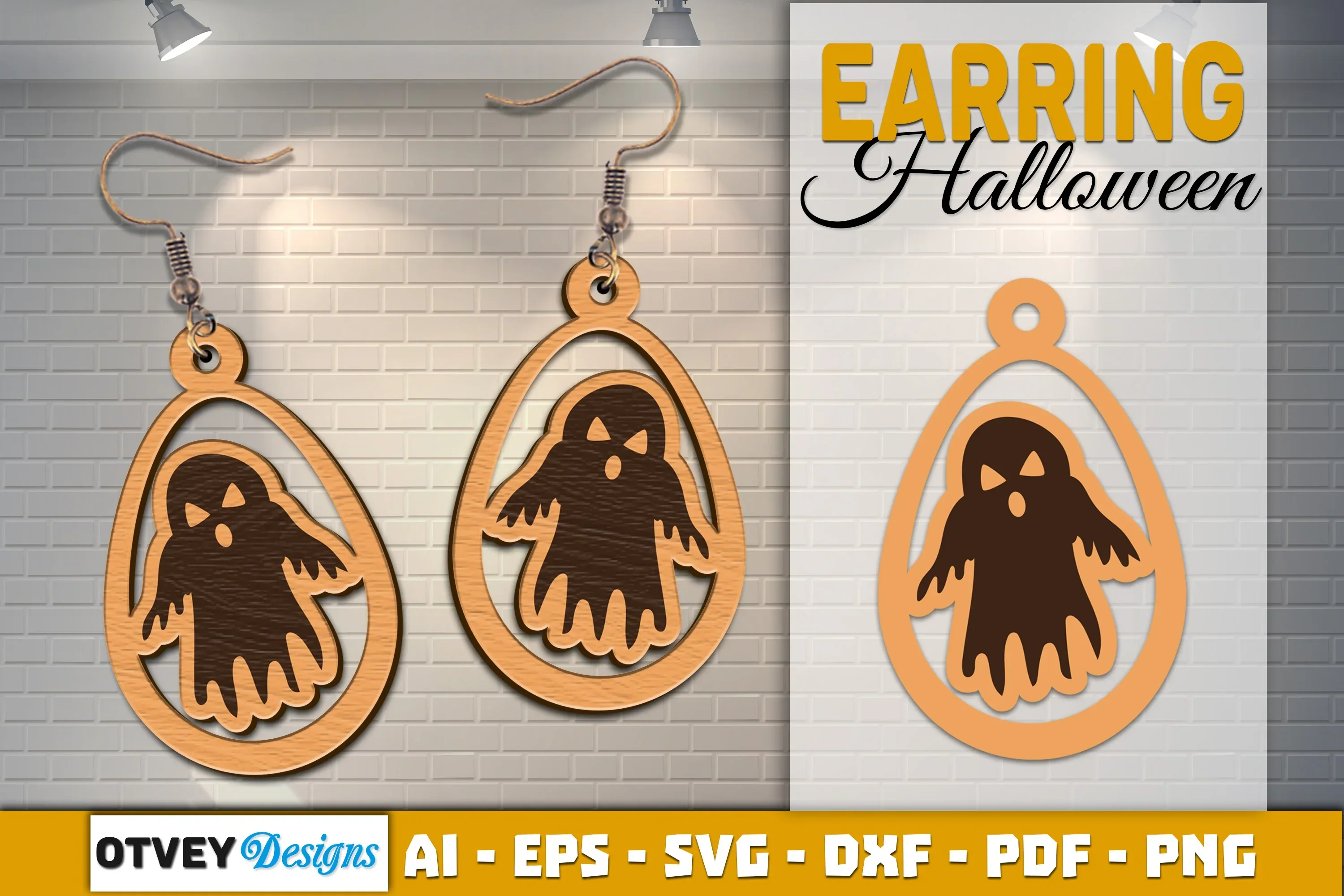 Earring Halloween Lasercut SVG Bundle - Image 2
