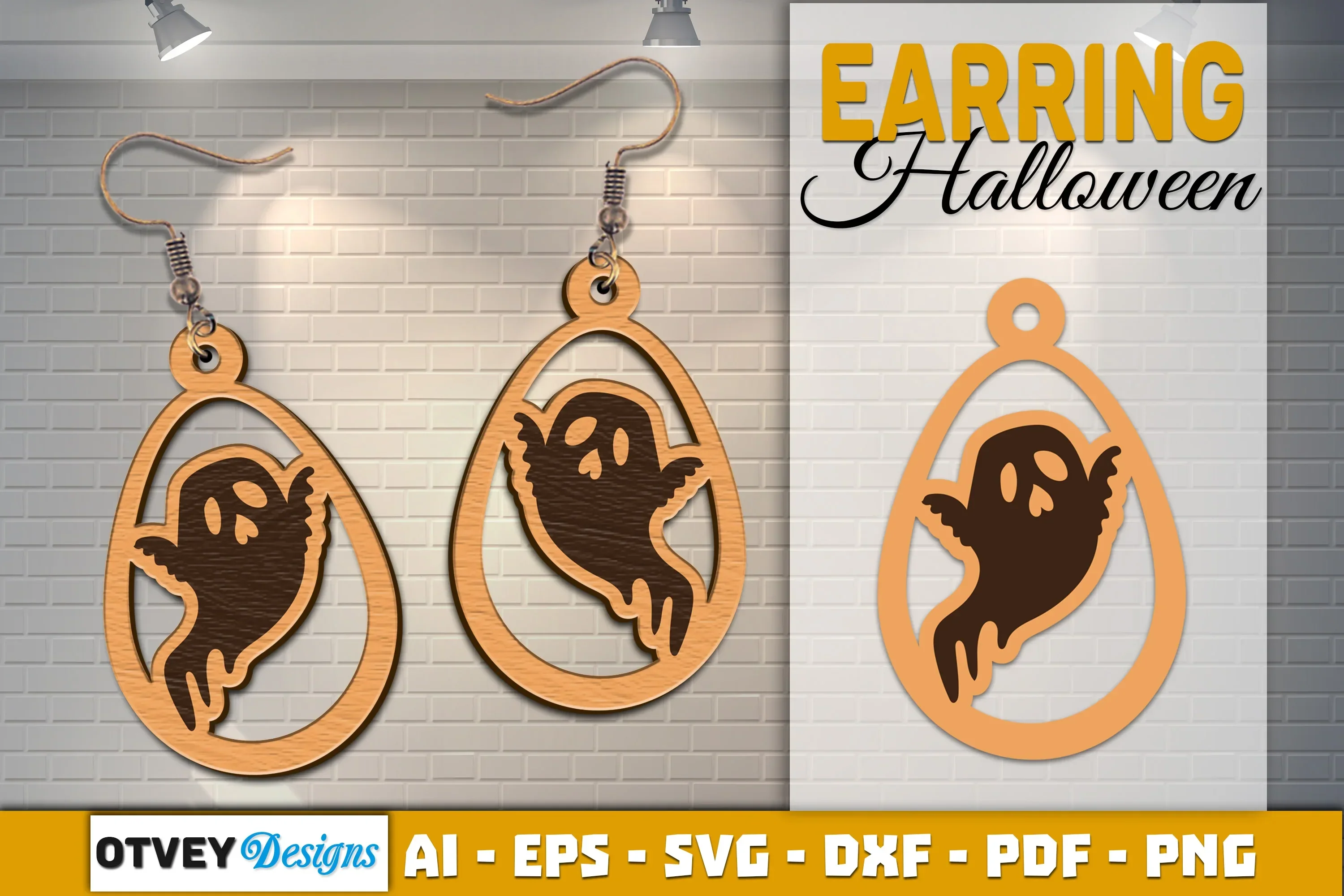 Earring Halloween Lasercut SVG Bundle - Image 2